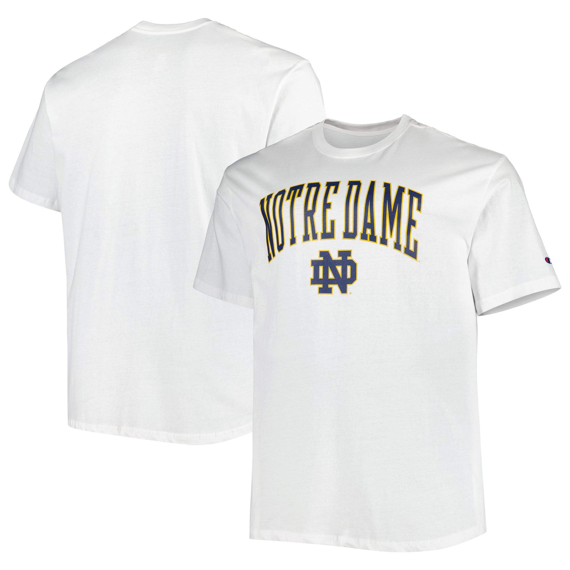 Men's Champion White Notre Dame Fighting Irish Big & Tall Team
