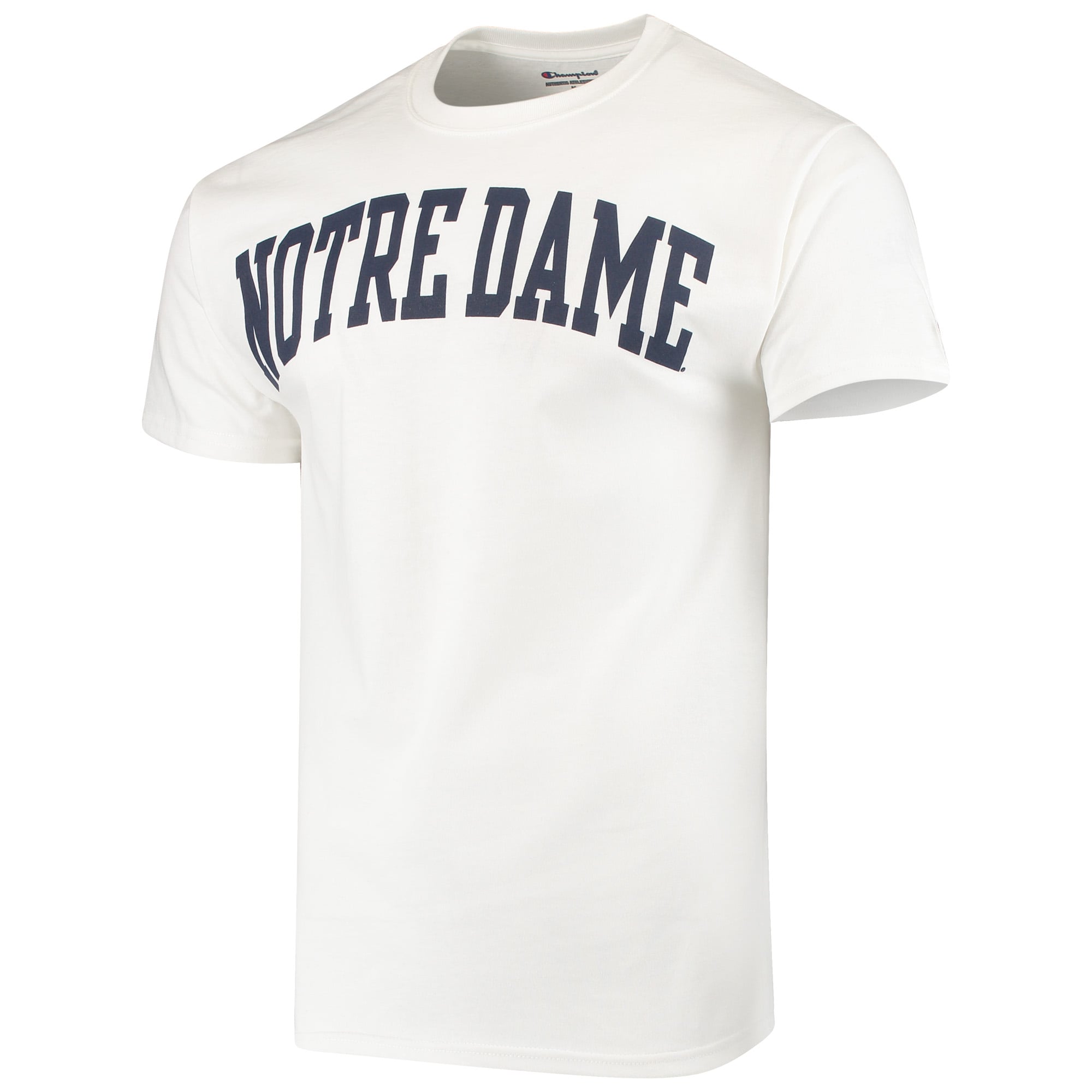Men's Champion White Notre Dame Fighting Irish Classic Arch T-Shirt