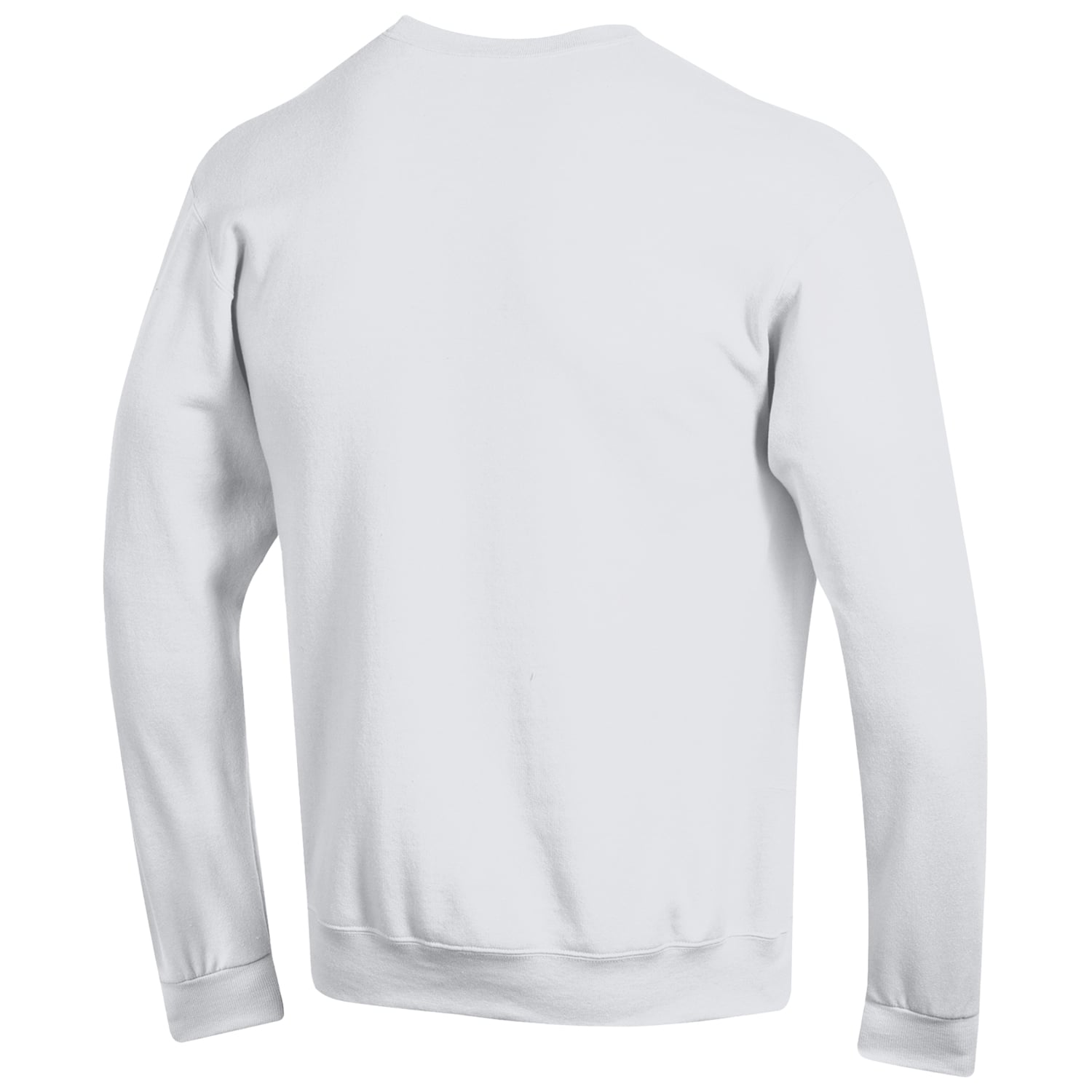 Men's Champion White Notre Dame Fighting Irish Stack Logo Hockey Powerblend Pullover Sweatshirt