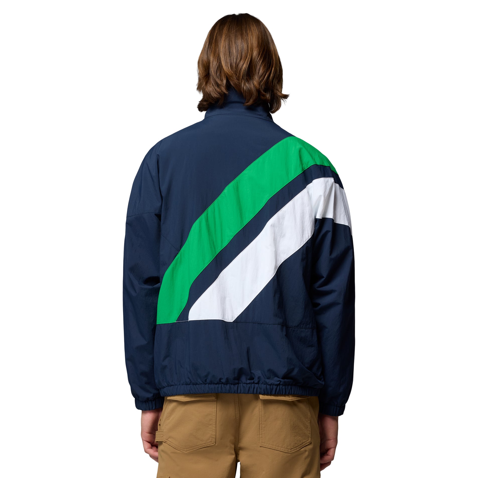 Men's Columbia Navy Notre Dame Fighting Irish Reventure Full-Zip Windbreaker Omni-Shield Jacket