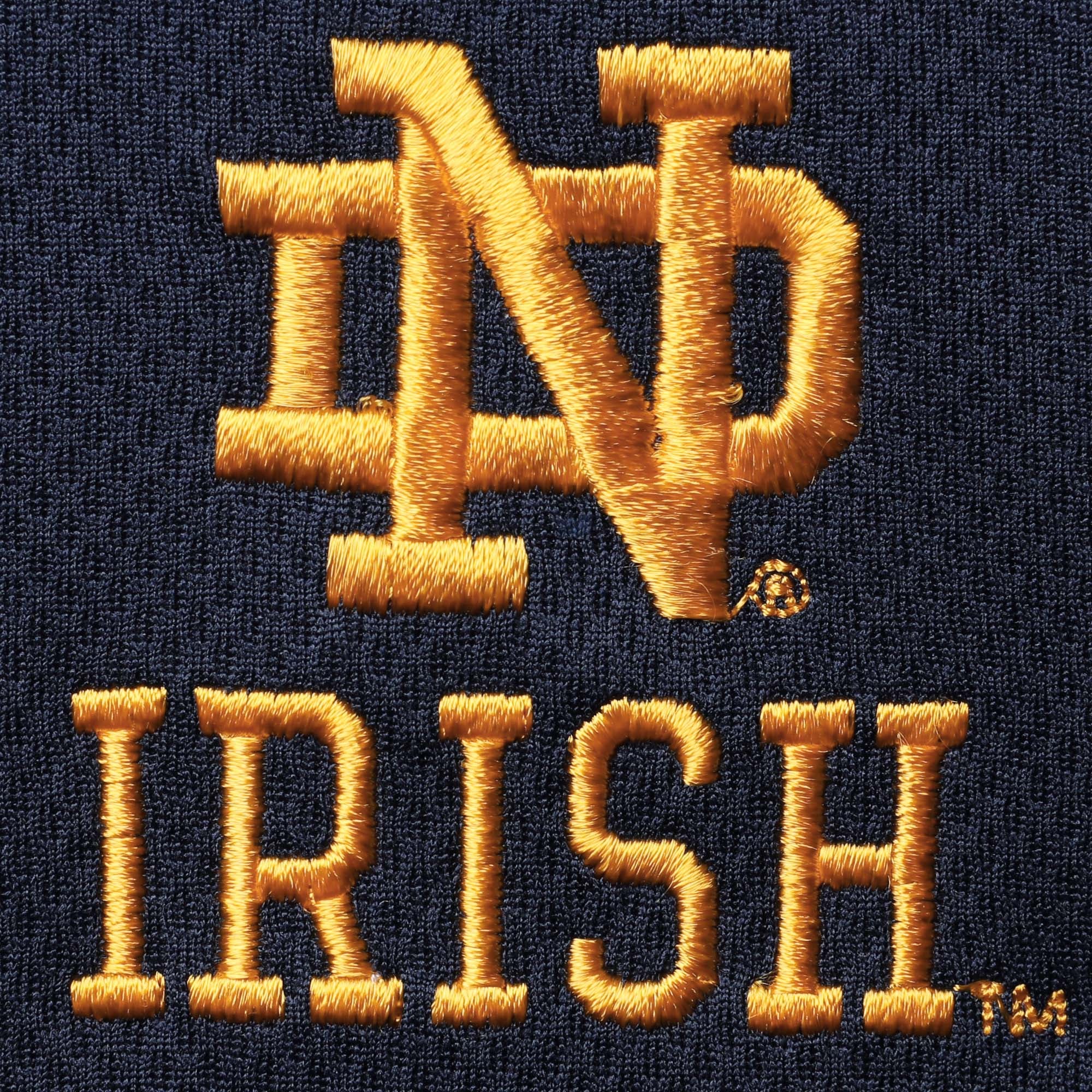 Veste raglan à quart de zip Fanatics Navy Notre Dame Fighting Irish pour homme, grandes tailles