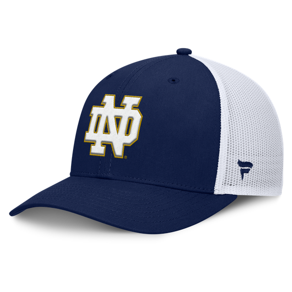 Men\'s \'47 White/Navy Notre Dame Fighting Irish Article Foam Front Trucker Hat 47 Brand | Accessories | Mens 47 Whitenavy Notre Dame  main image 2