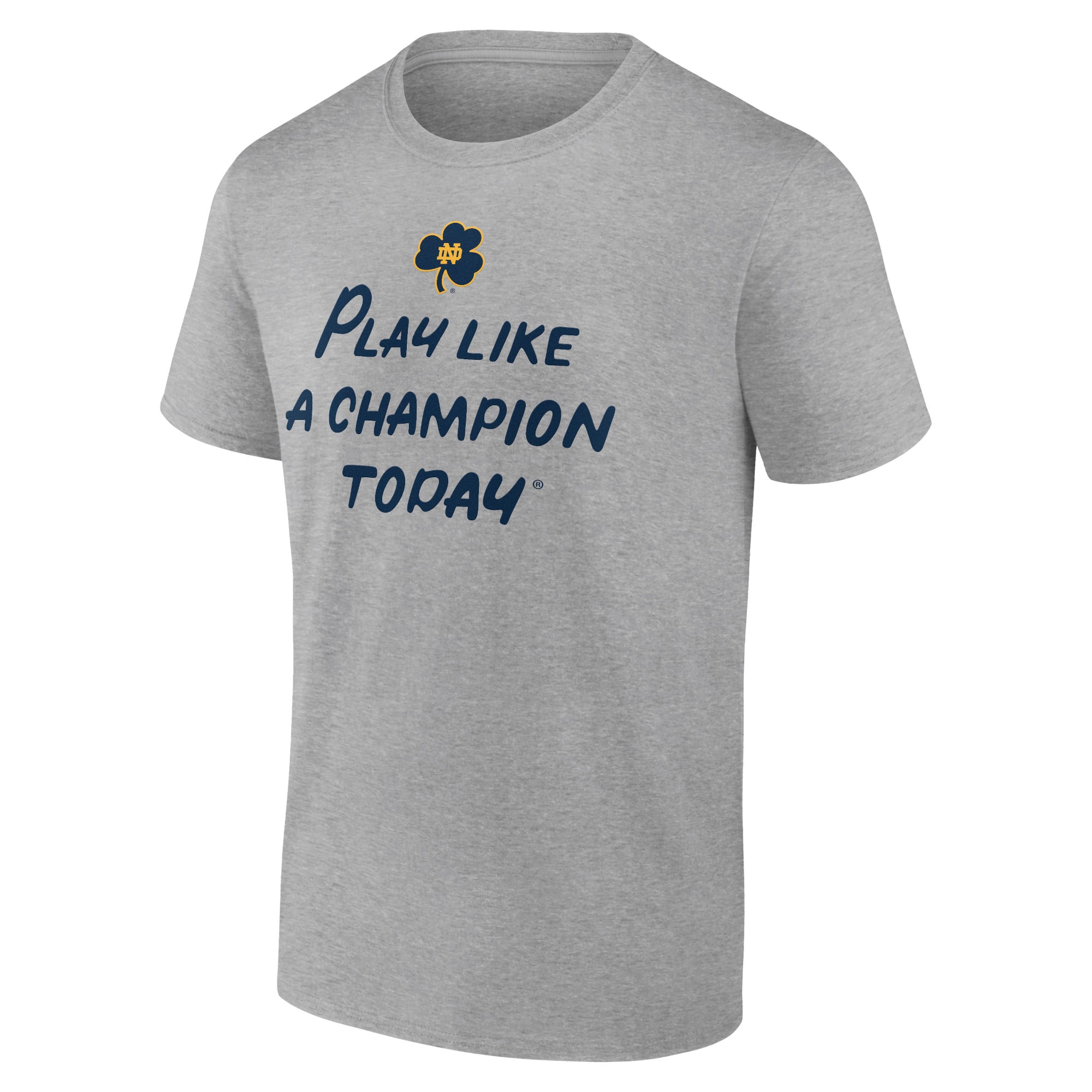 Men's Heathered Gray Notre Dame Fighting Irish Play Like A