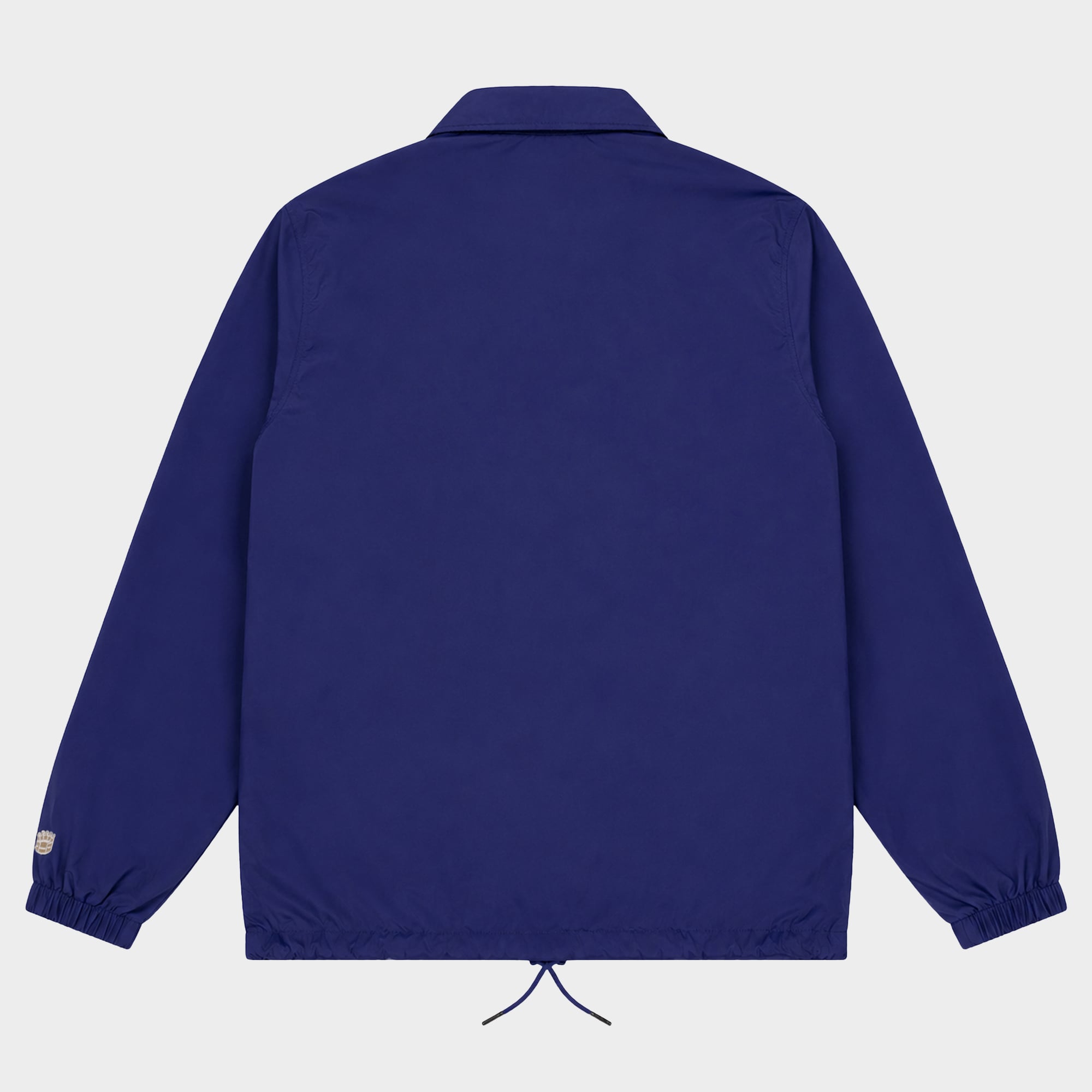 Veste boutonnée rayée Homefield bleu marine pour homme, style entraîneur, de l'équipe Notre Dame Fighting Irish.