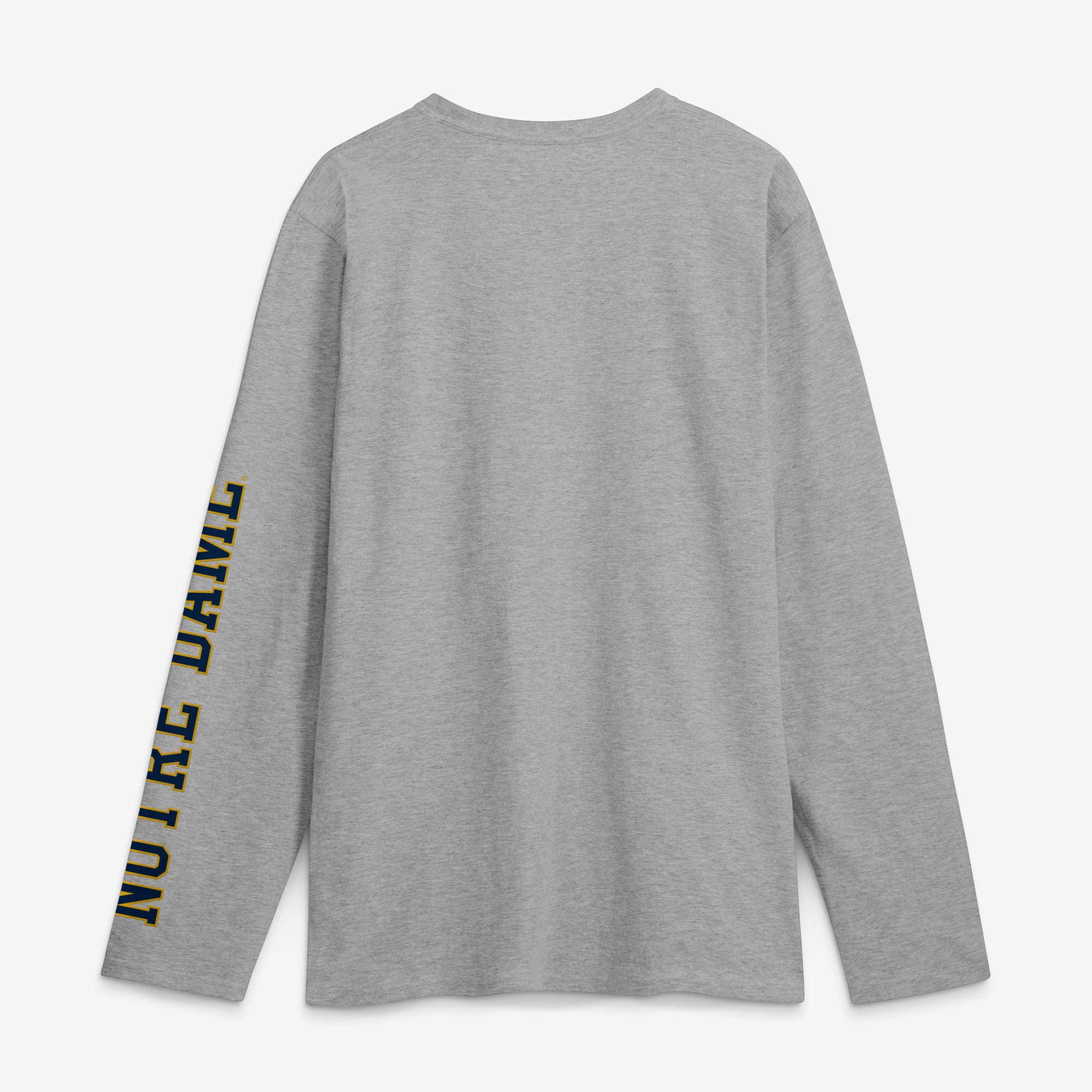 Men's Logo Athletic Navy Notre Dame Fighting Irish Primary Long Sleeve T-Shirt