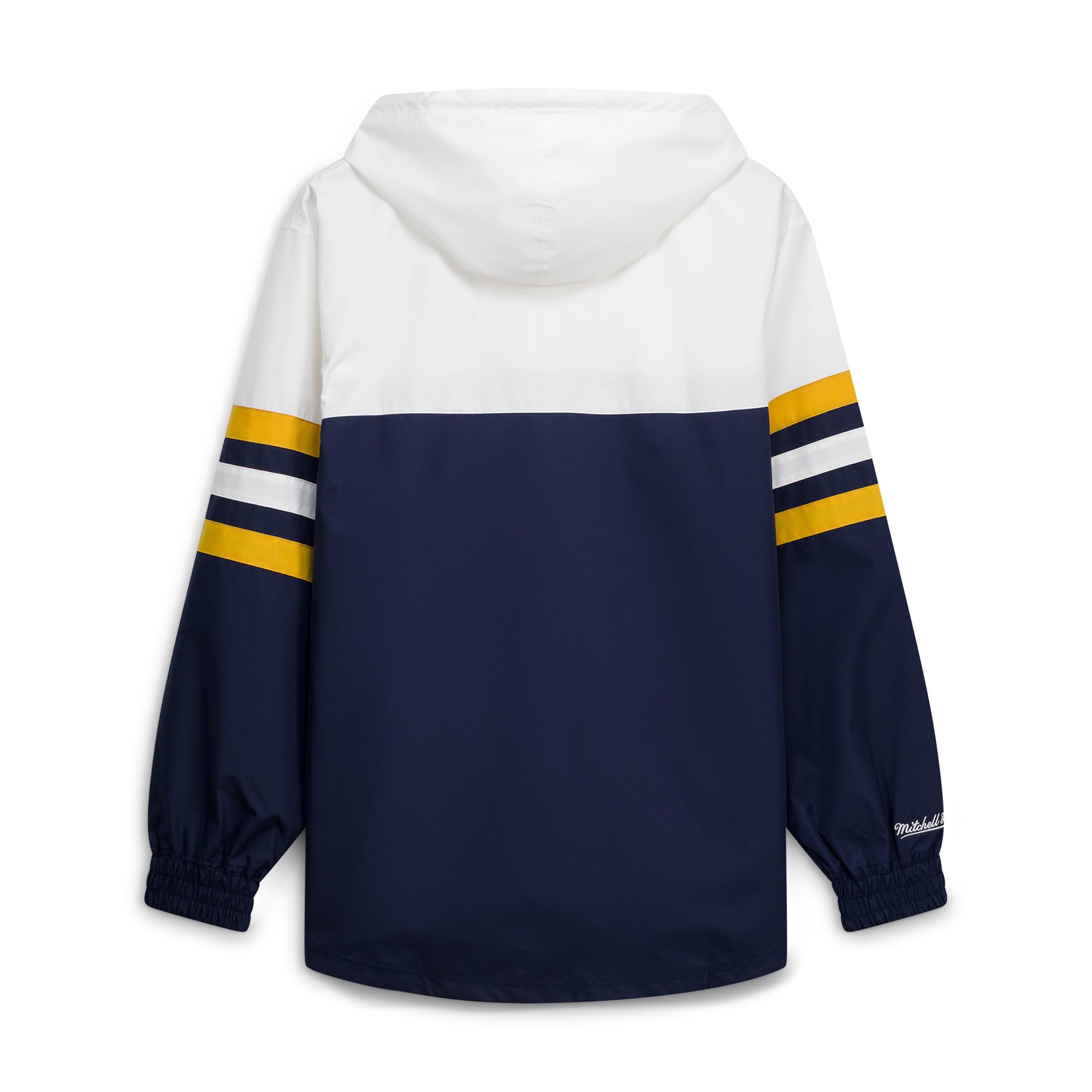 Coupe-vent léger Mitchell & Ness bleu marine pour homme, modèle Notre Dame Fighting Irish Head Coach