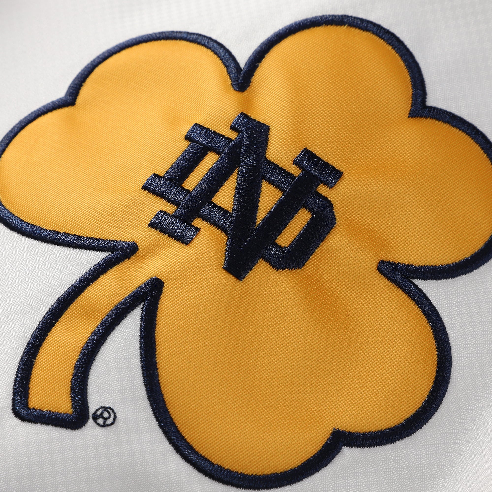 Coupe-vent léger Mitchell & Ness bleu marine pour homme, modèle Notre Dame Fighting Irish Head Coach