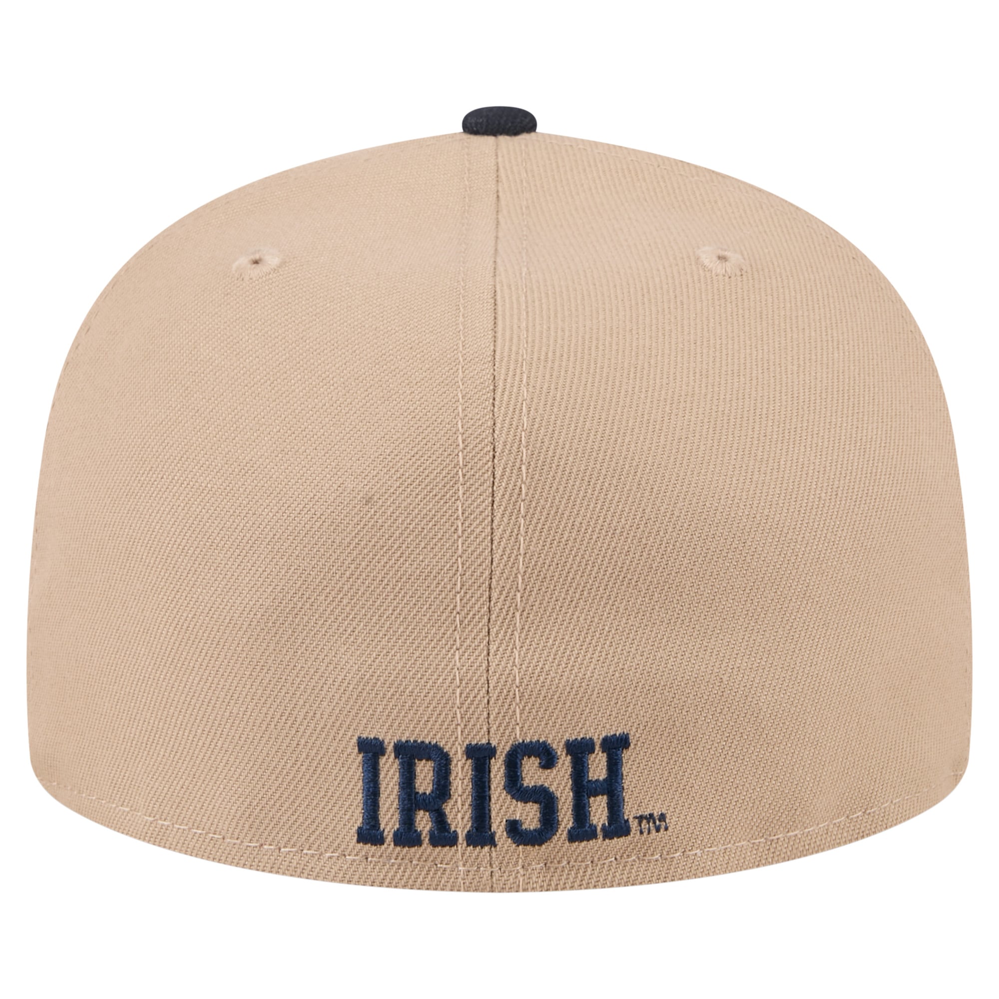Men's New Era  Khaki Notre Dame Fighting Irish Two-Tone 59FIFTY Fitted Hat