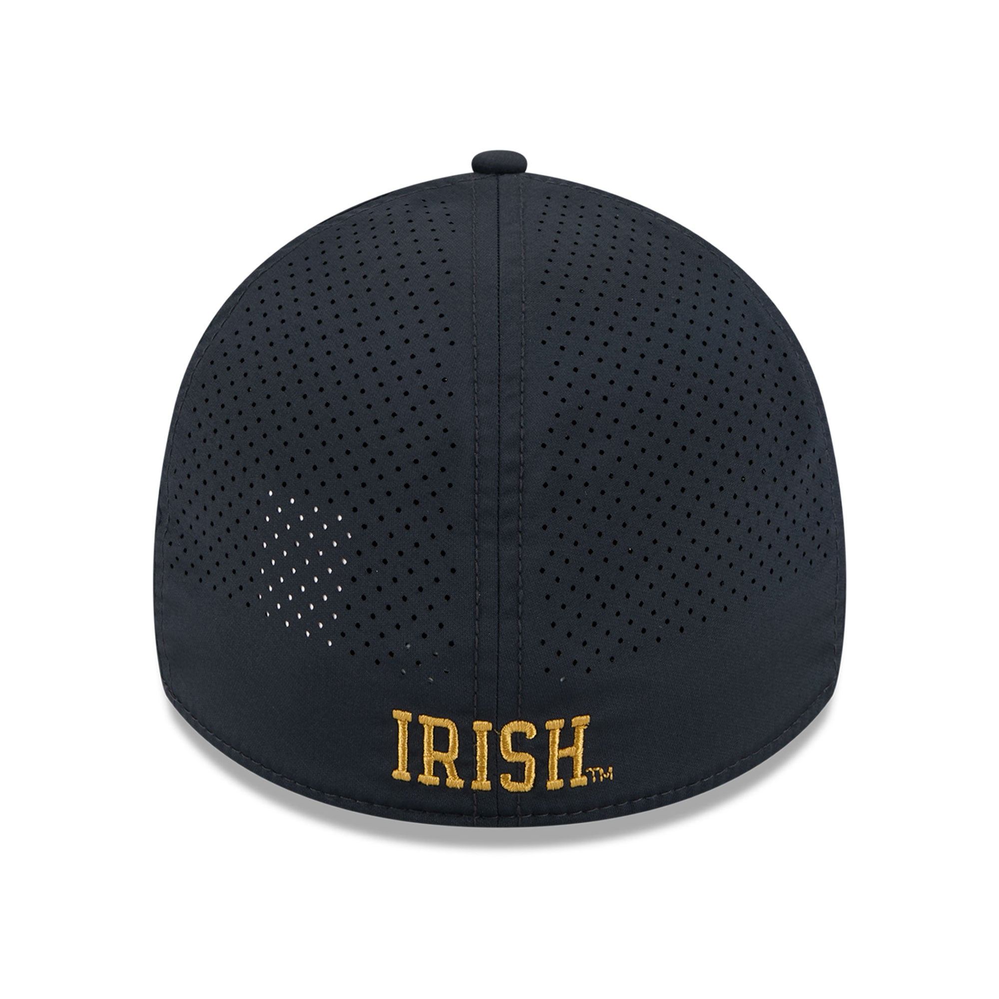 Casquette extensible New Era bleu marine Notre Dame Fighting Irish pour homme