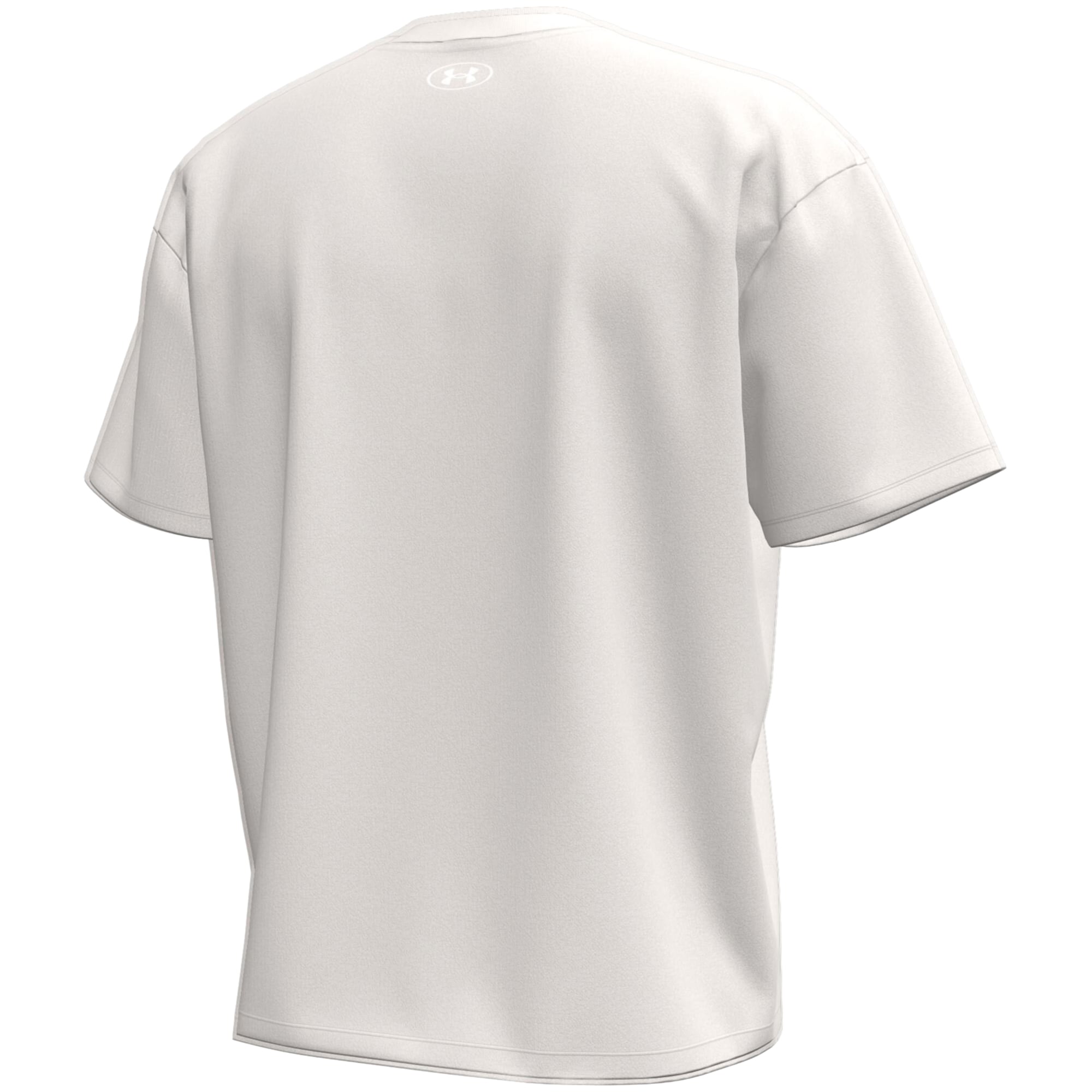 T-shirt Under Armour crème pour homme, modèle « Notre Dame Fighting Irish Gameday Icon ».
