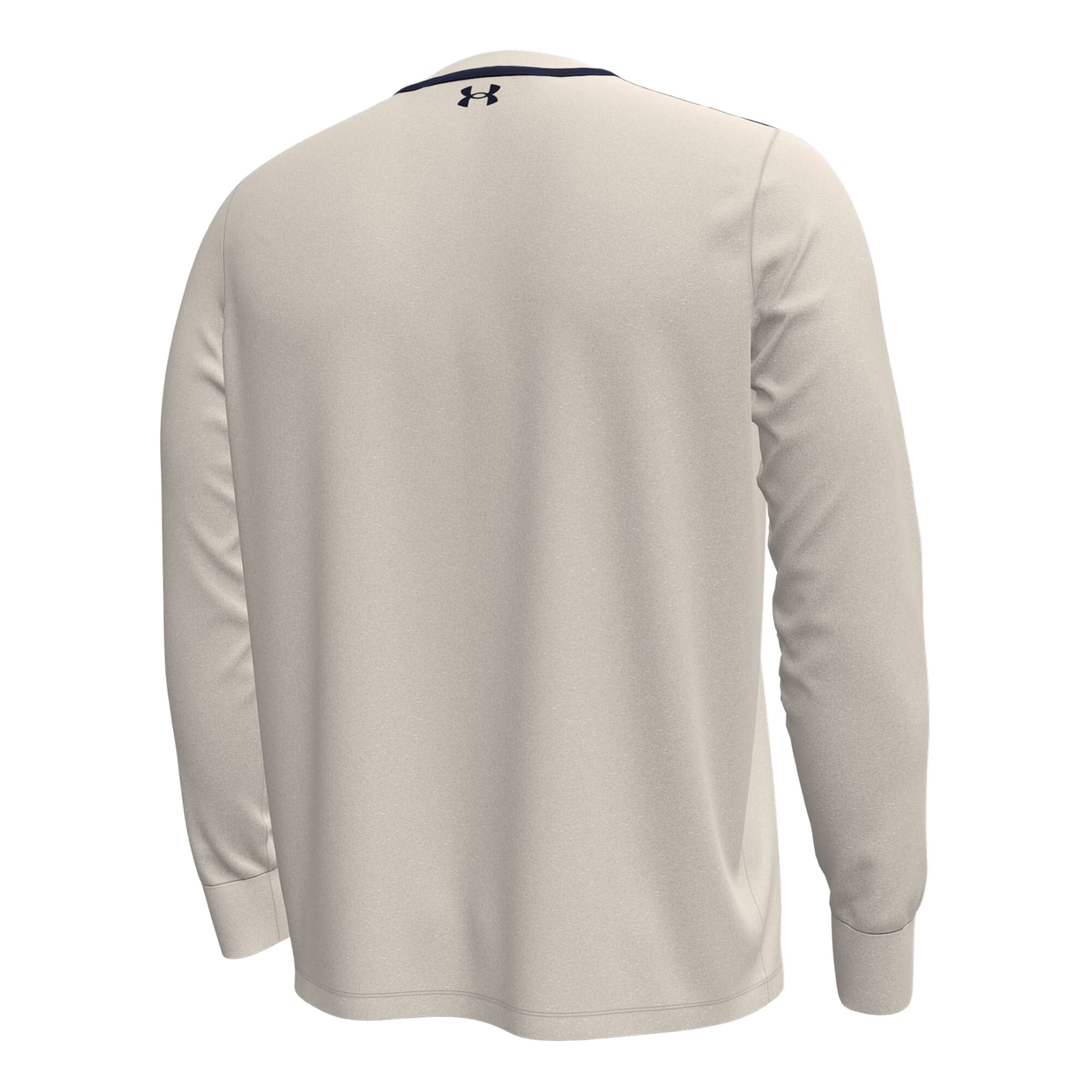 T-shirt à manches longues Under Armour Cream Notre Dame Fighting Irish Gameday Motion Heavyweight pour homme