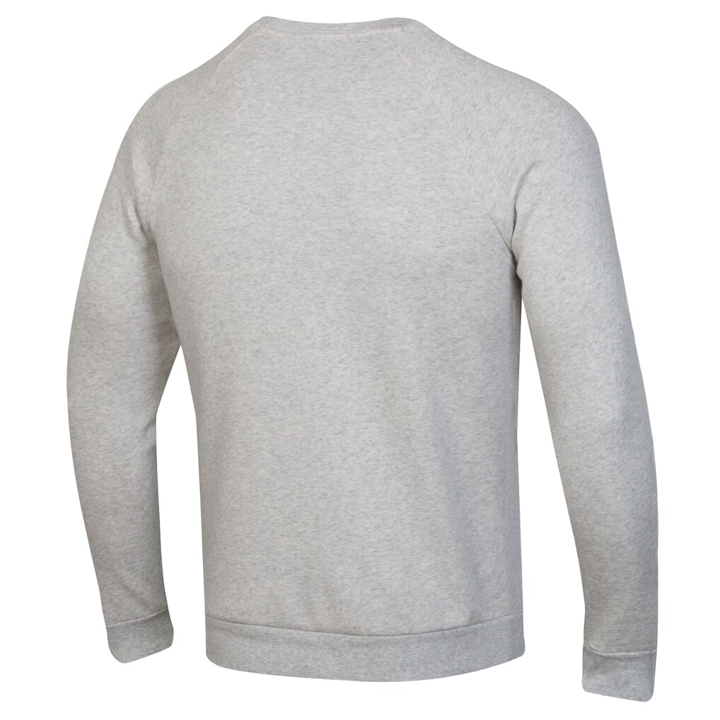 Notre Dame Fighting Irish Under Armour Leprechaun Rival Raglan Fleece Crew Neck Sweatshirt - Gray