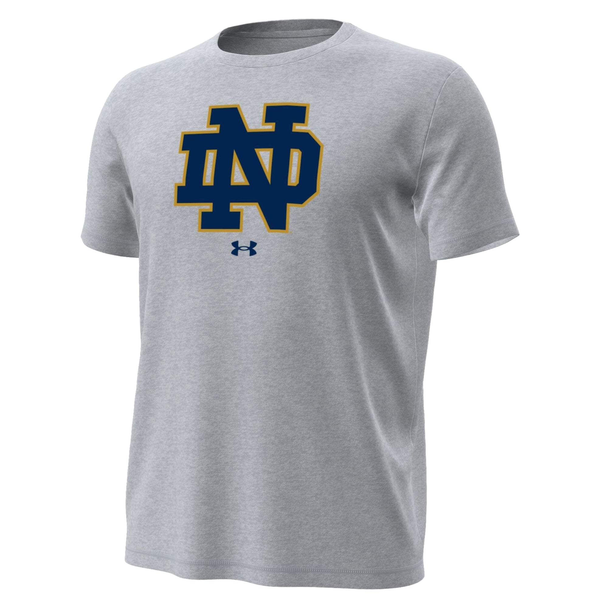 Men's Under Armour Navy Notre Dame Fighting Irish Primary Tech Stretch T-Shirt