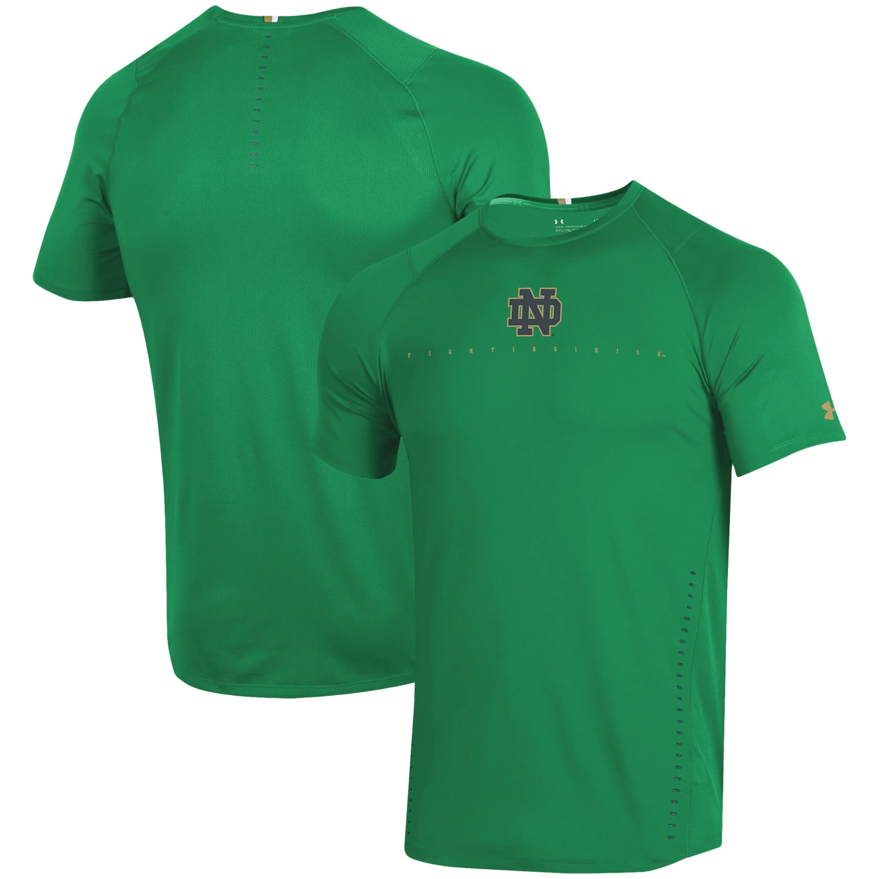 Men's Under Armour Green Notre Dame Fighting Irish 2018 Sideline