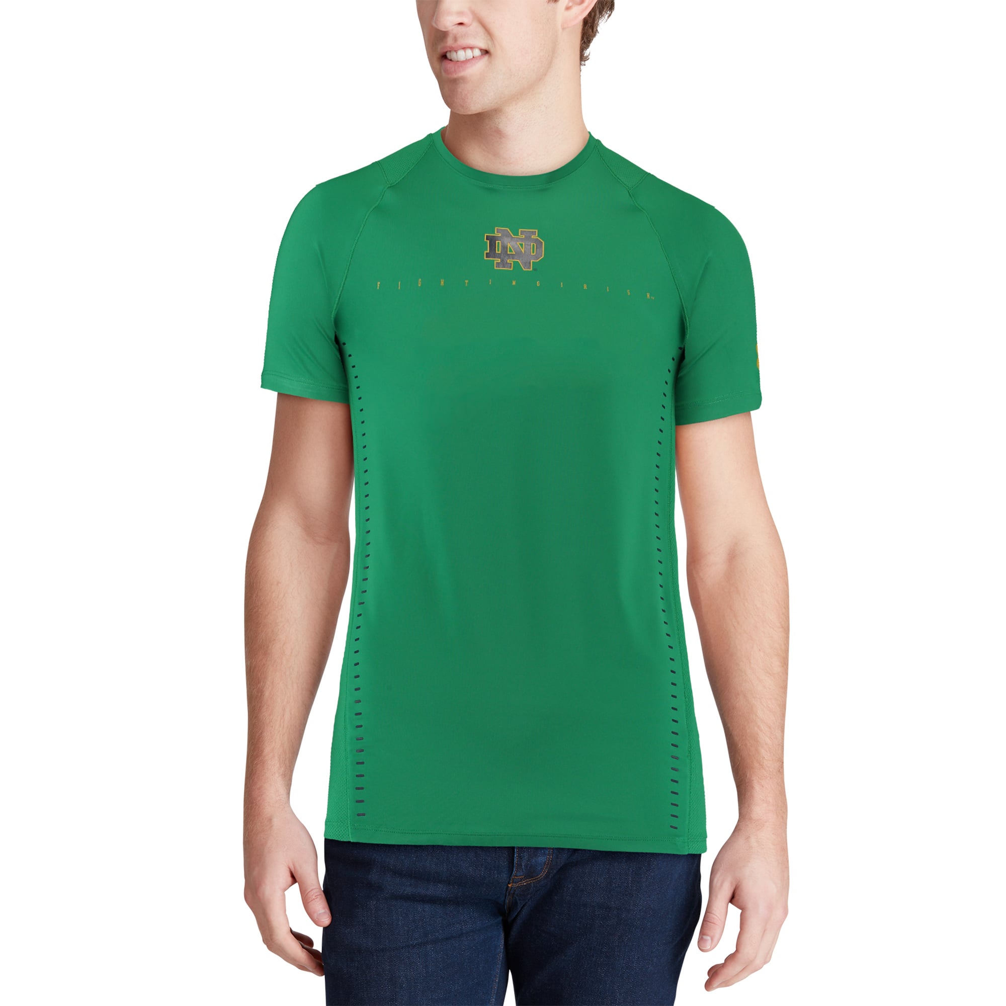 Men's Under Armour Green Notre Dame Fighting Irish 2018 Sideline