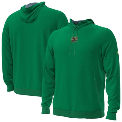 Notre Dame Fighting Irish Under Armour 2026 Sideline Meridian Cold Weather Hoodie - Green