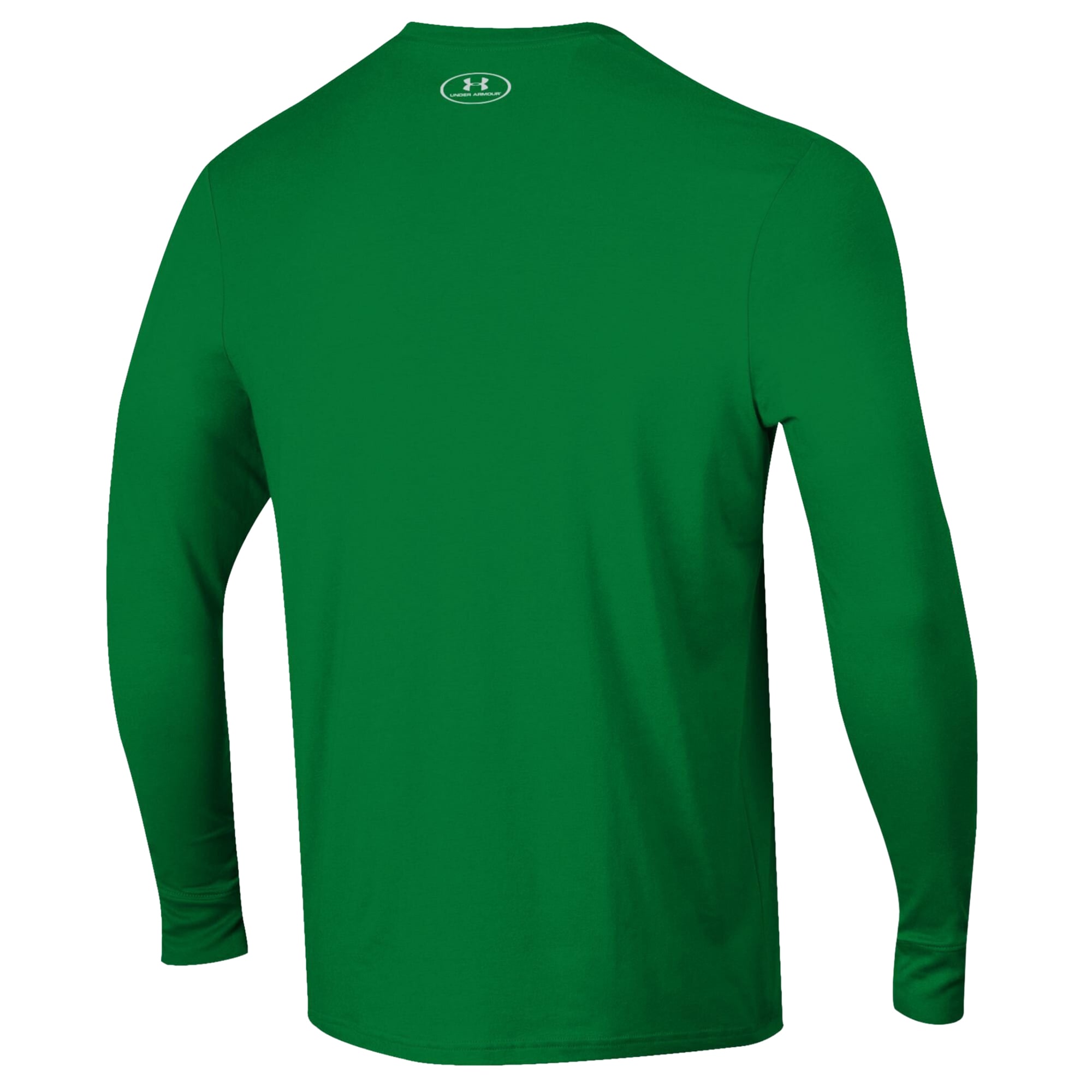 Men's Under Armour Navy Notre Dame Fighting Irish 2026 Sideline Performance Cotton Long Sleeve T-Shirt