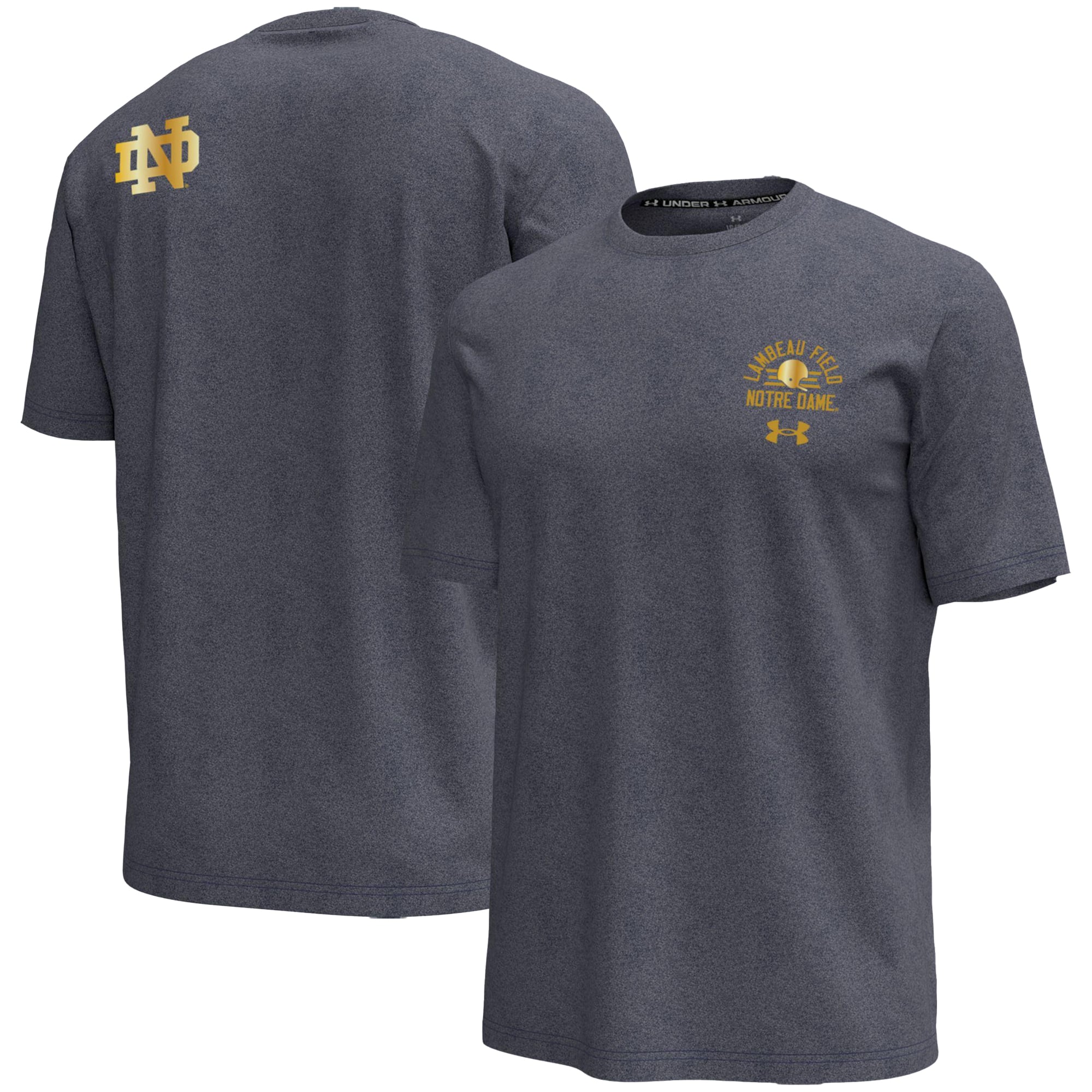 Men's Under Armour  Navy Notre Dame Fighting Irish 2026 Shamrock Series Icon Tri-Blend T-Shirt