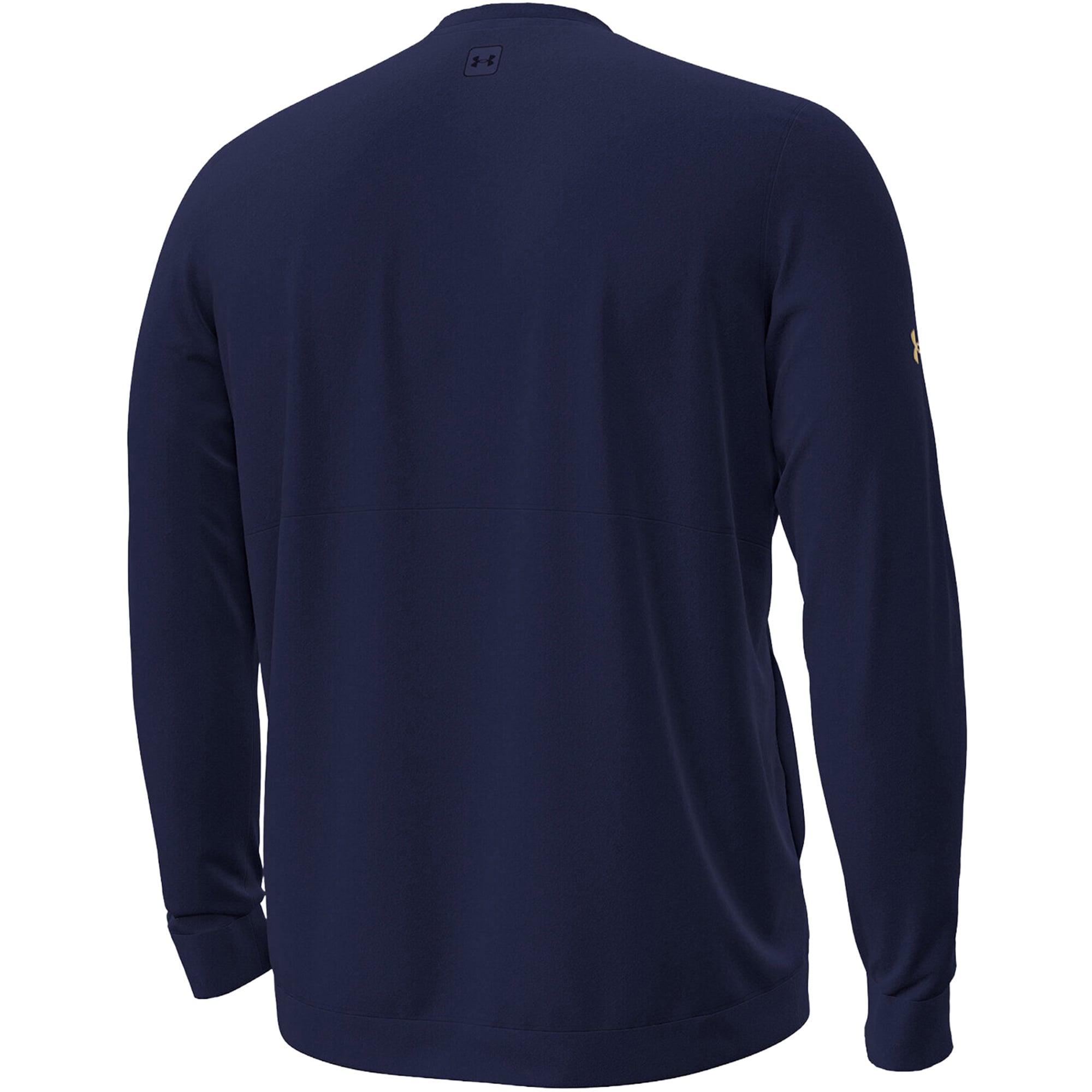Sweat-shirt d'hiver Under Armour blanc pour homme, modèle Notre Dame Fighting Irish 2026 Sideline Meridian.
