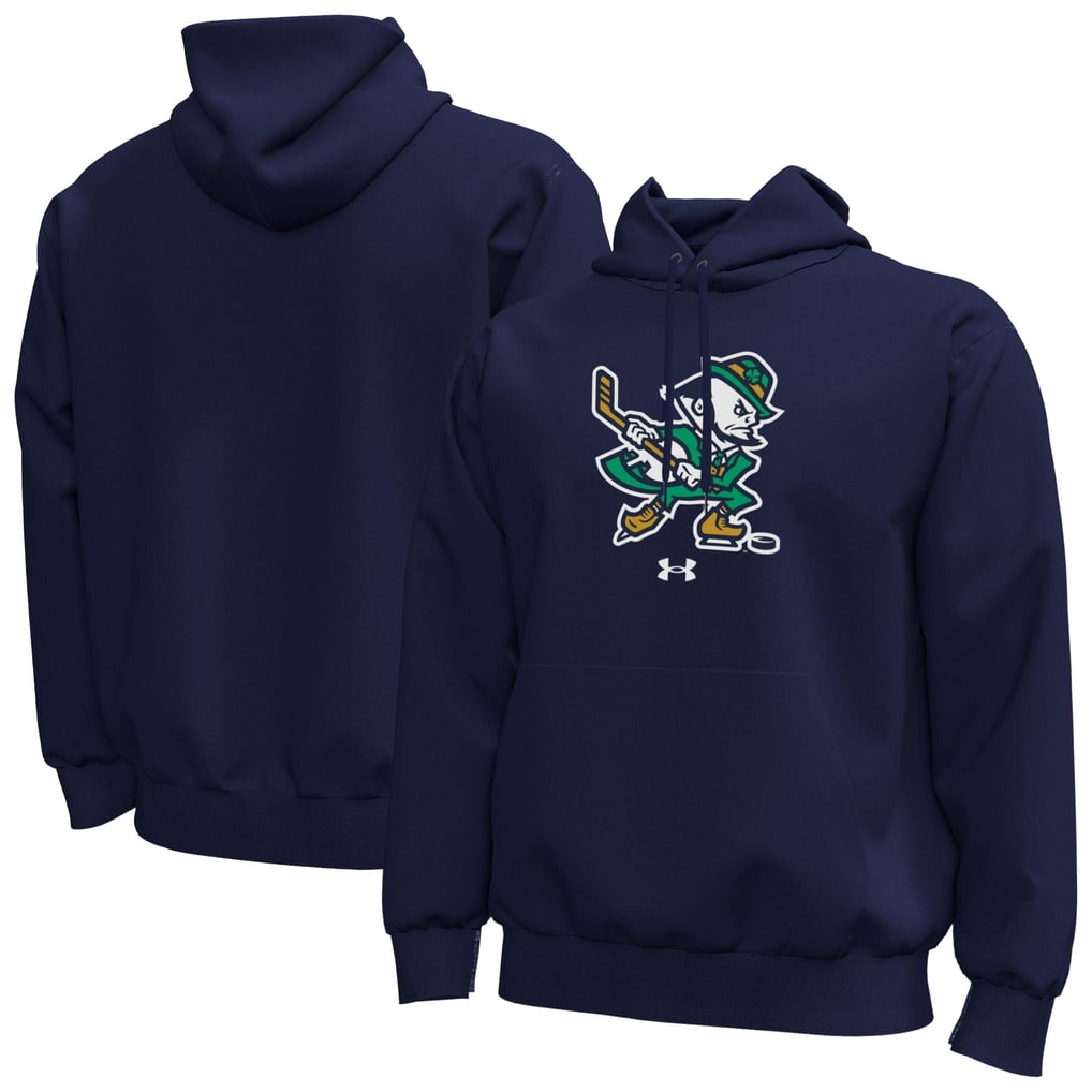 Men's Under Armour Navy Notre Dame Fighting Irish Core Icon Fleece ...