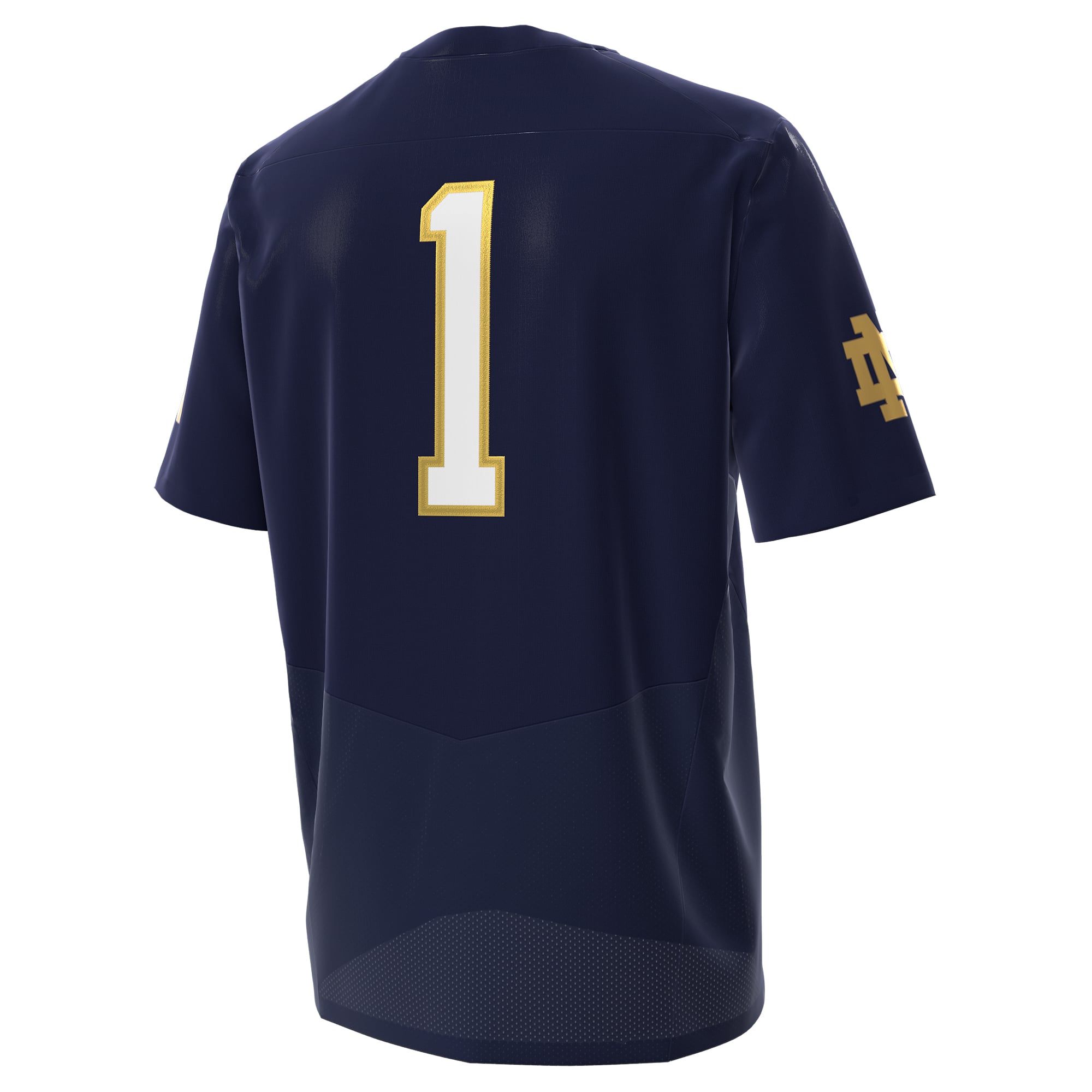 Men's Under Armour  Navy Notre Dame Fighting Irish Premier Football Jersey