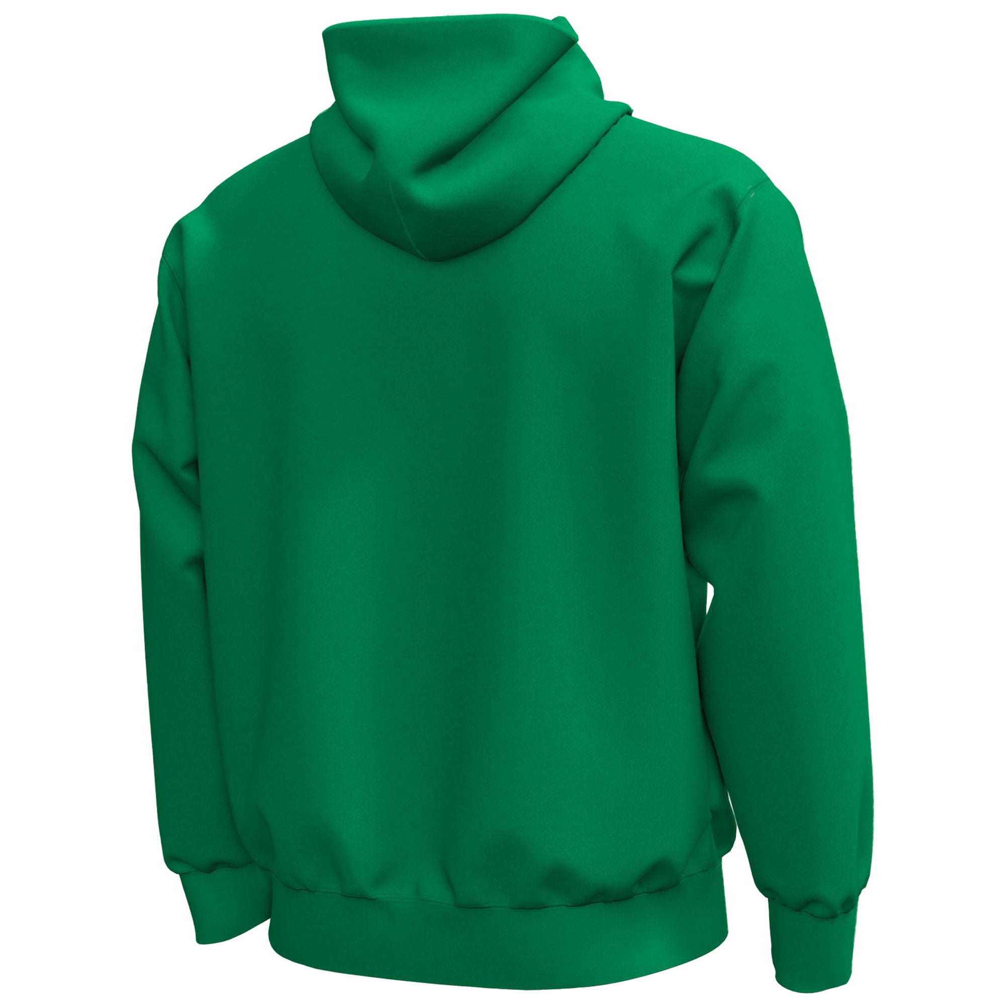 Sweat à capuche en polaire Under Armour pour homme, vert Kelly, Notre Dame Fighting Irish, Irish Wear, icône verte.