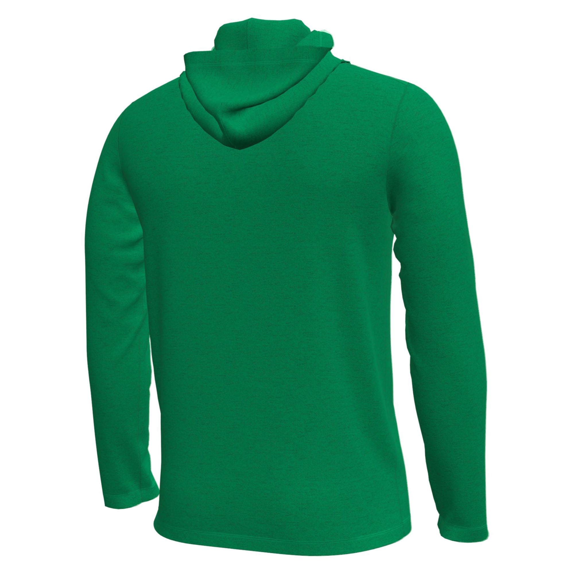 Men's Under Armour #1 Kelly Green Notre Dame Fighting Irish Wear Motion Quarter-Zip Long Sleeve Hooded T-Shirt