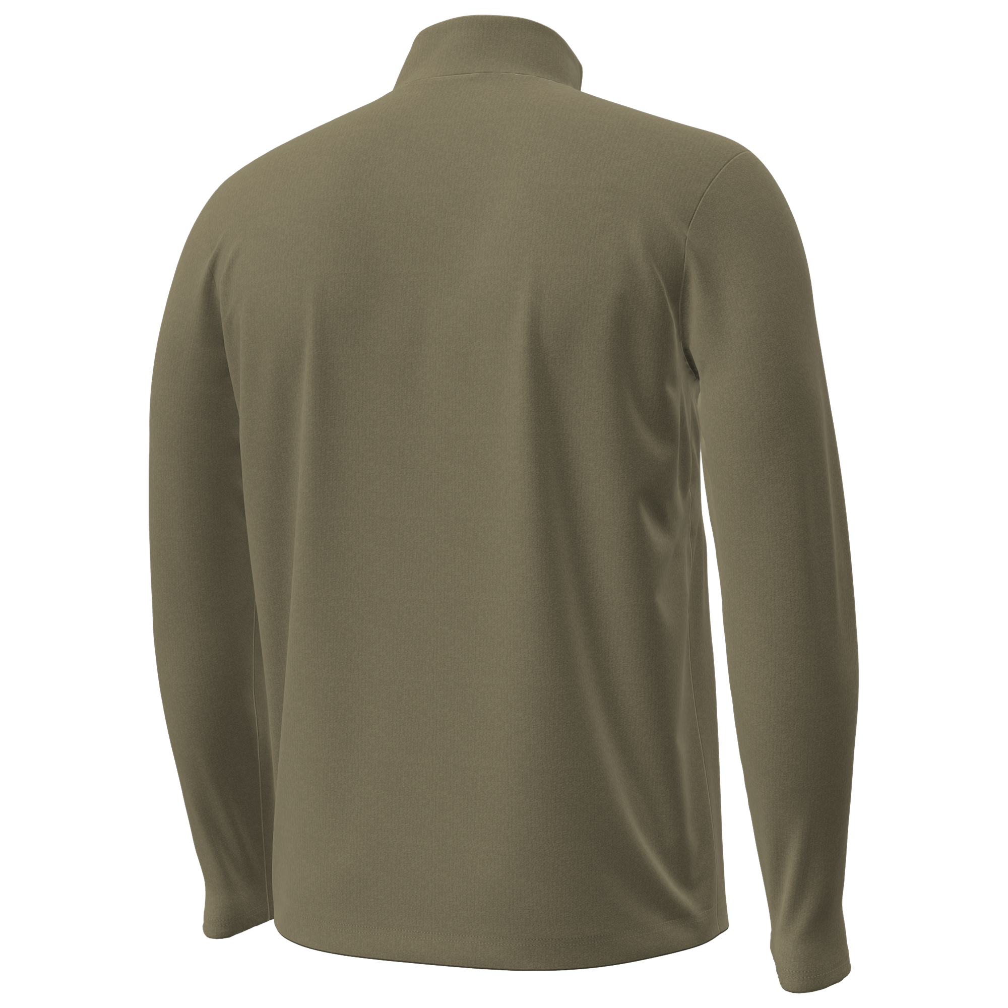 Pull à col zippé Under Armour pour homme, couleur beige Notre Dame Fighting Irish, collection Freedom 2026.