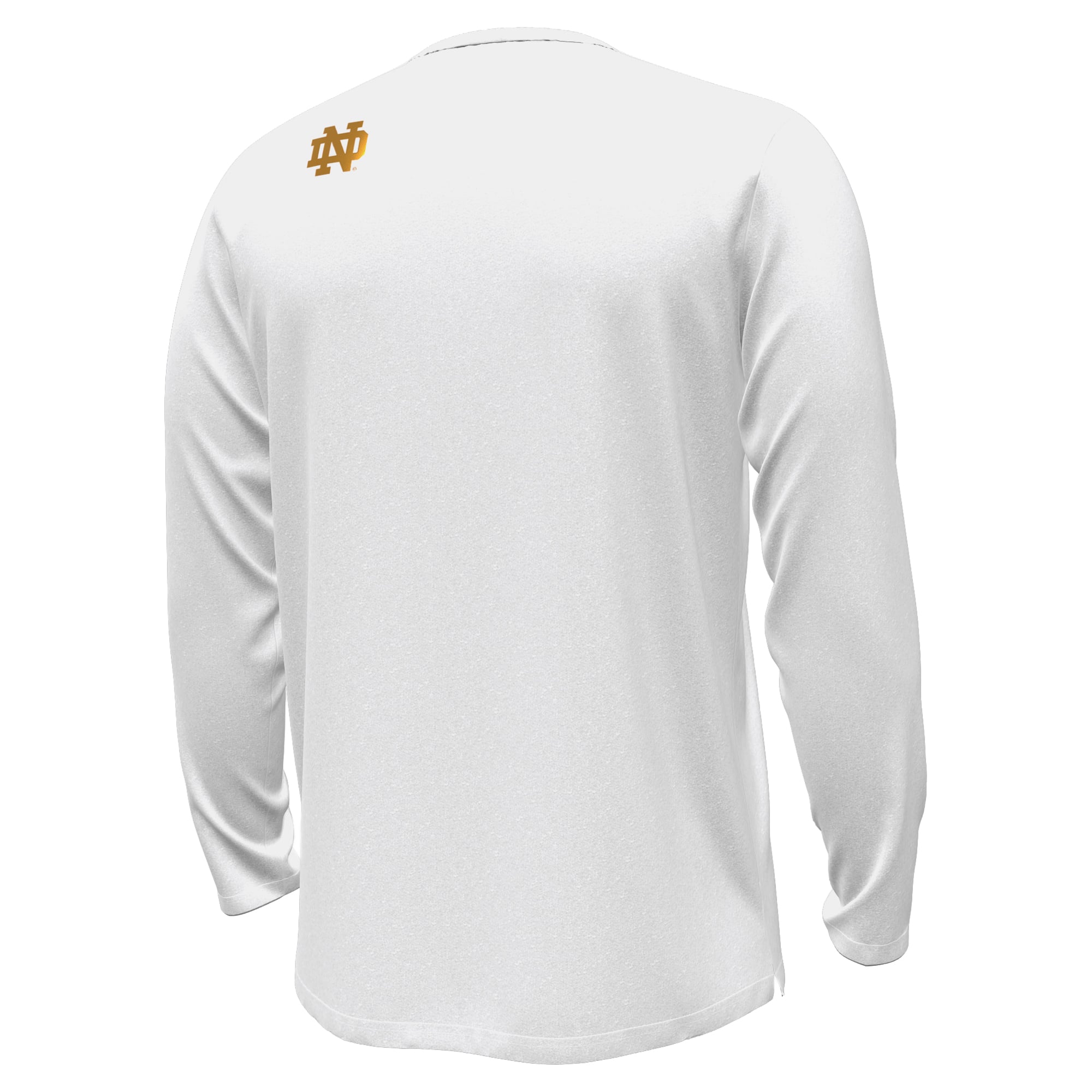 T-shirt à manches longues Under Armour blanc Notre Dame Fighting Irish 2026 Shamrock Series Icon Vanish pour homme