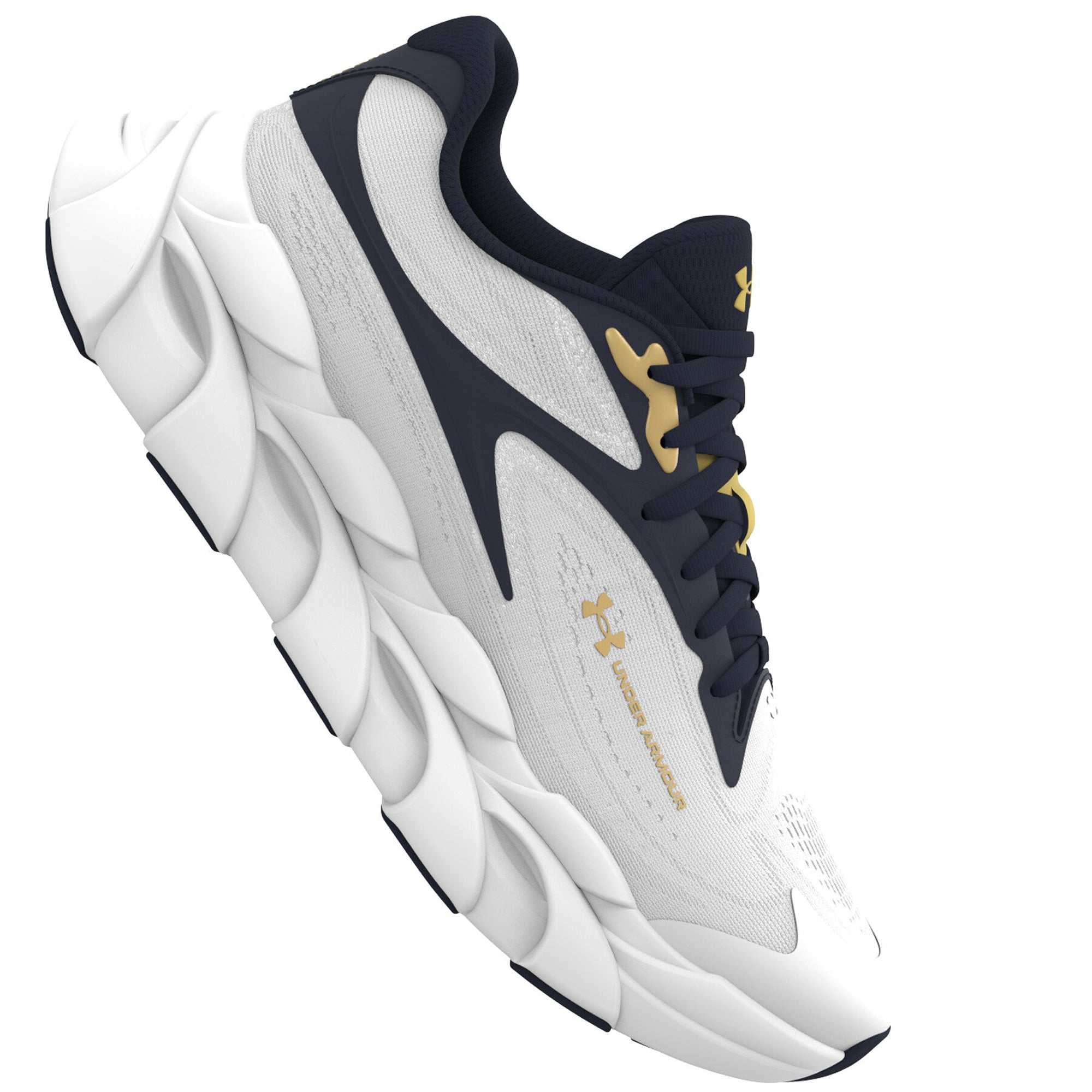 Baskets Under Armour Halo Runner 2 Team blanches Notre Dame Fighting Irish pour homme
