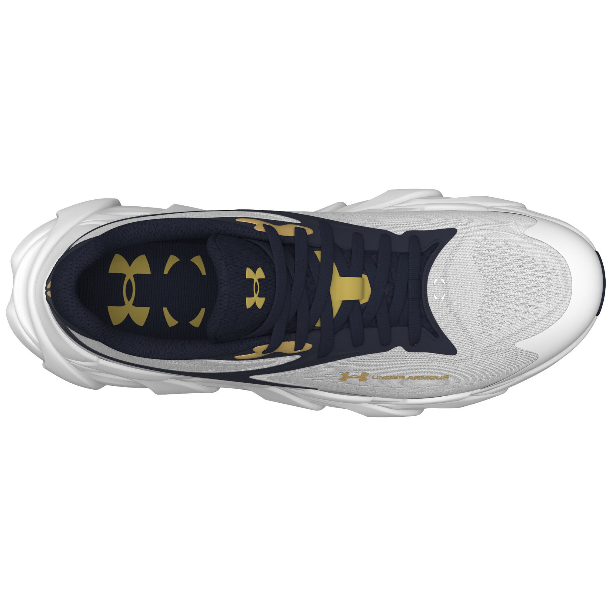 Baskets Under Armour Halo Runner 2 Team blanches Notre Dame Fighting Irish pour homme
