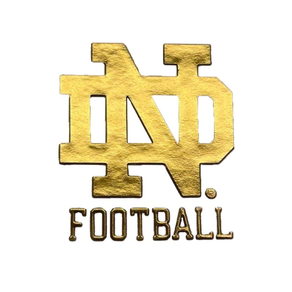 Notre Dame Fighting Irish Unisex‎ Slip On Canvas Shoes Gold Logo Size M6.5/W8 Notre Dame Fighting Irish Sew on Embroidered Logo Vintage  main image 4