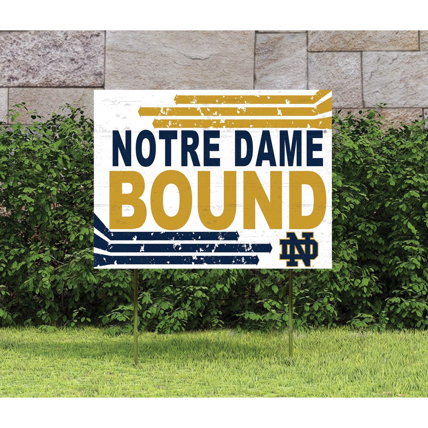 Notre Dame Fighting Irish 18'' x 24'' Bound Yard Sign