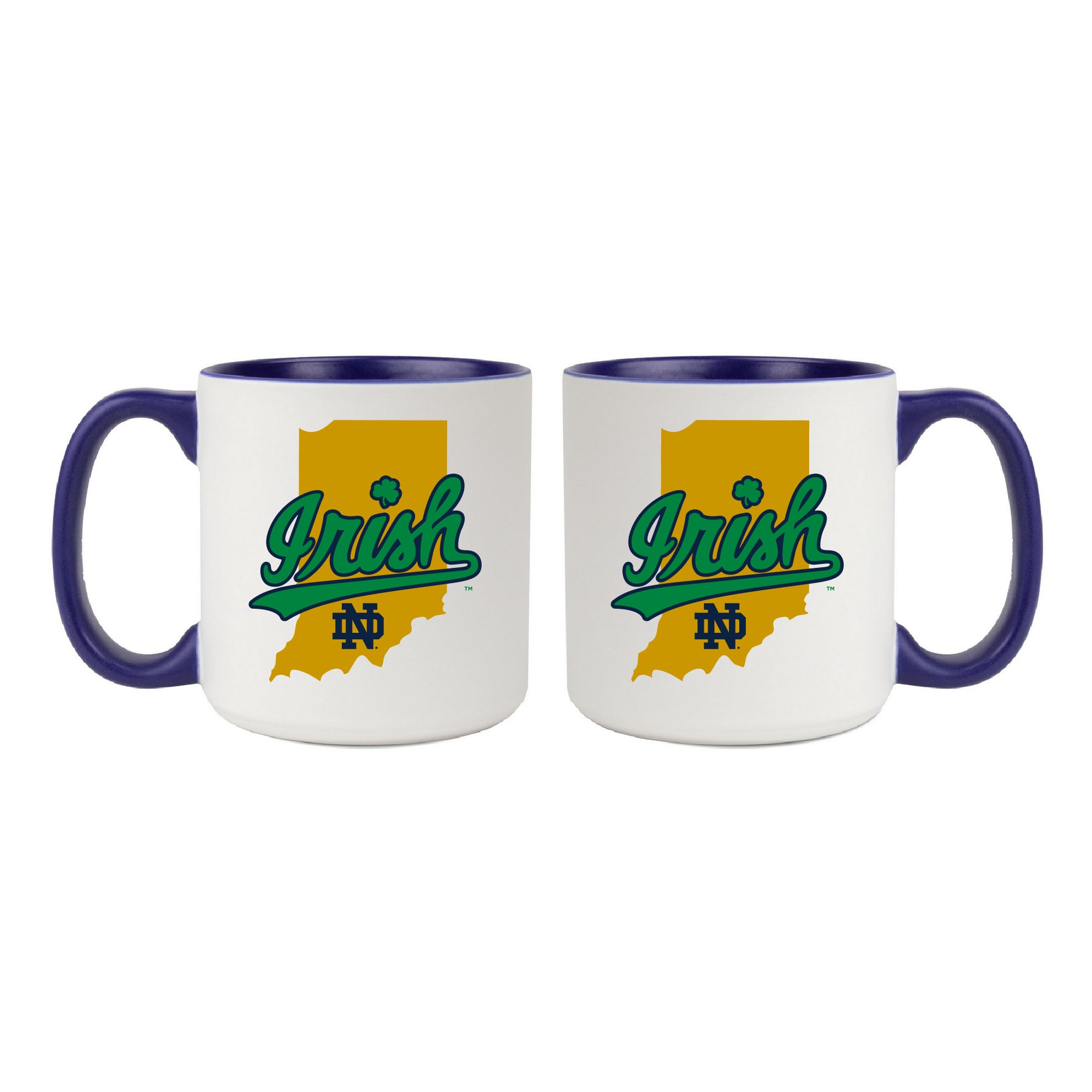 Notre Dame Fighting Irish 20oz. My State 2-Pack Mug Set