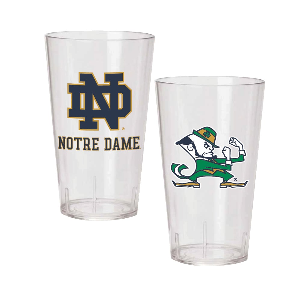 Ensemble de deux gobelets isothermes Notre Dame Fighting Irish de 710 ml (24 oz) en Tritan