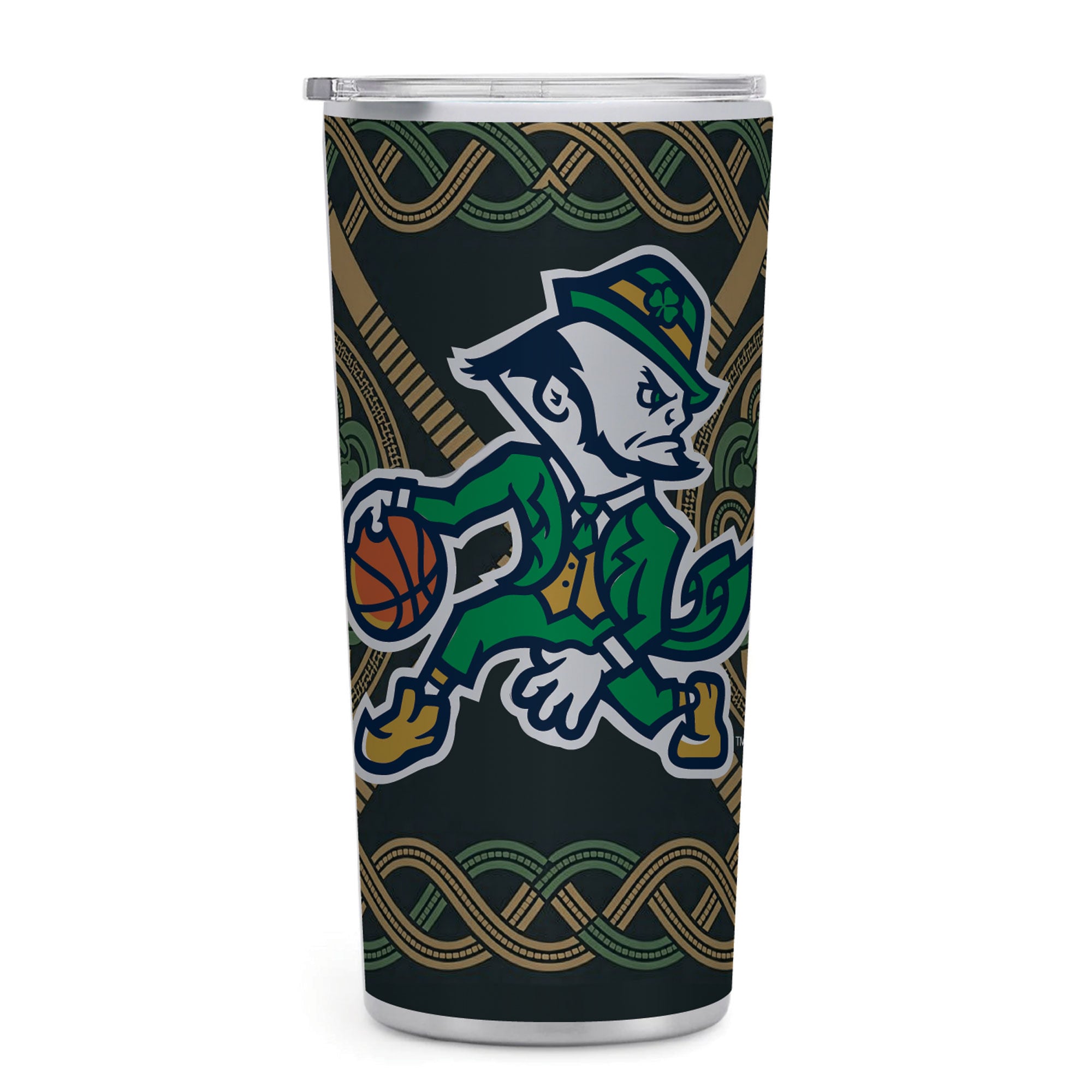Notre Dame Fighting Irish Basketball Leprechaun 22oz. Tumbler