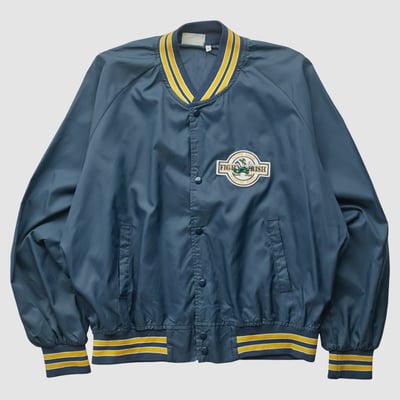 Notre Dame Fighting Irish Chalk Line 90s Full Snap Jacket - Navy - L by Fanatics Real Vintage