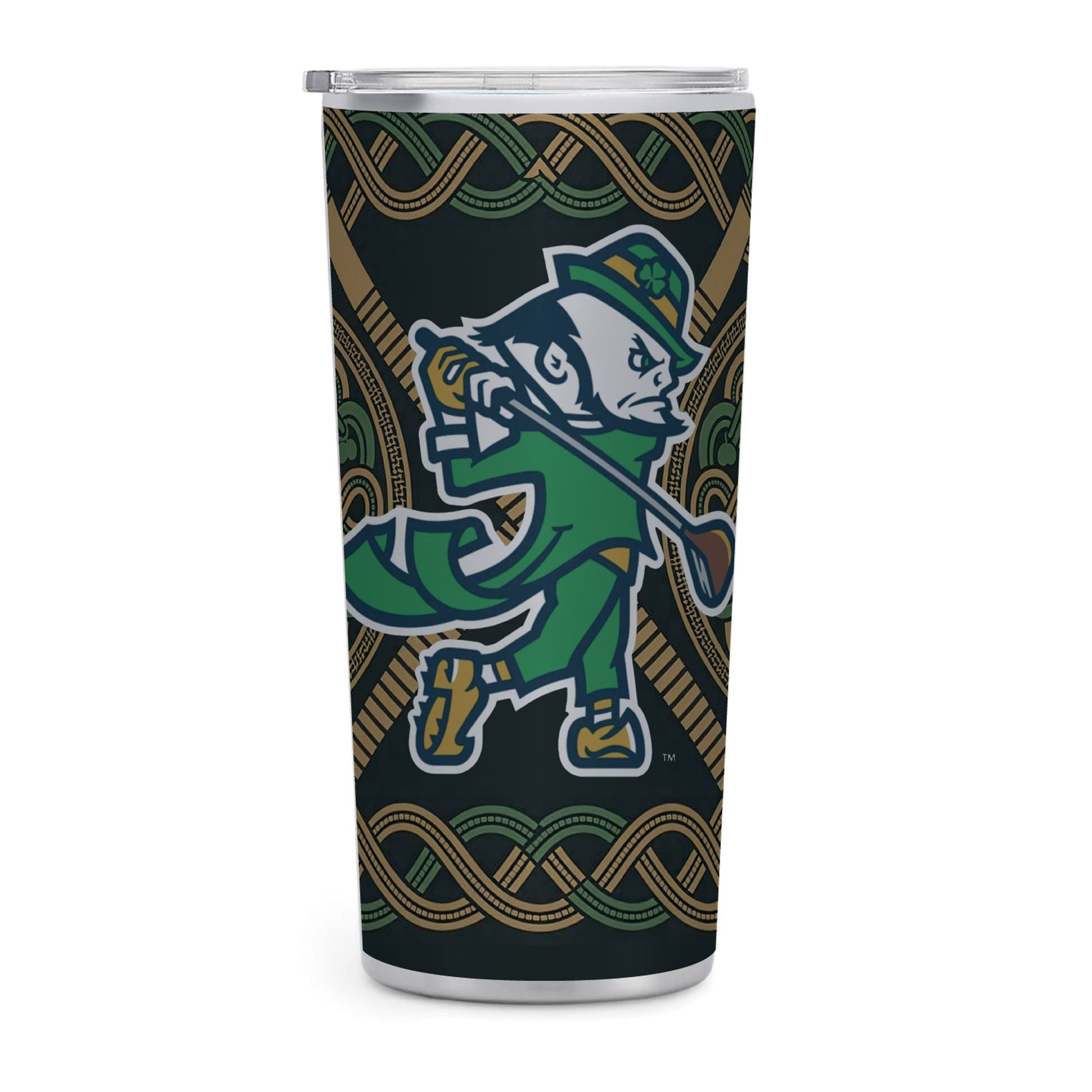 Gobelet isotherme Notre Dame Fighting Irish Golf Leprechaun 22 oz