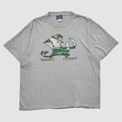 Notre Dame Fighting Irish Jansport 2000s T-shirt - Heather Gray - XL by Fanatics Real Vintage