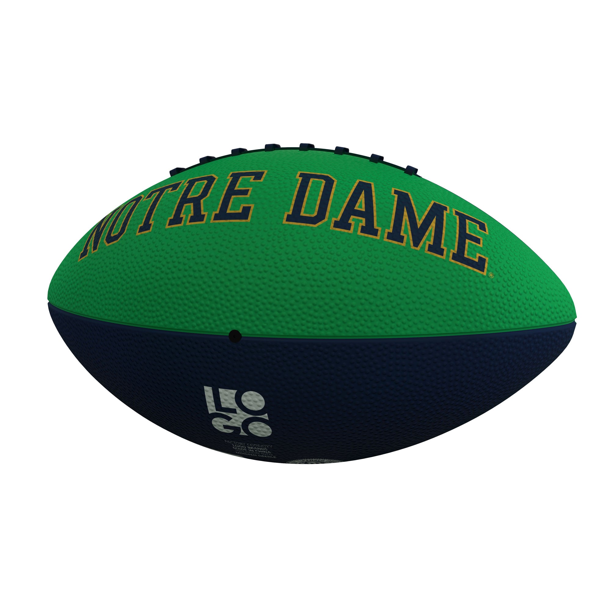 Notre Dame Fighting Irish Pinwheel Logo Football Junior