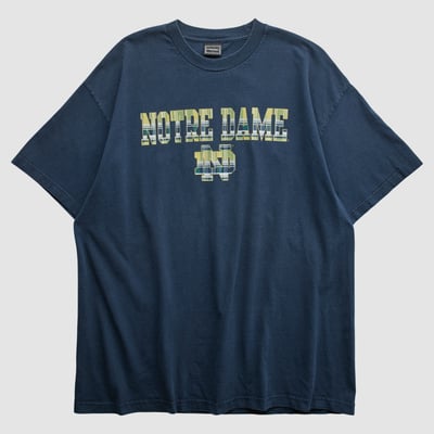 Notre Dame Fighting Irish Team Edition Apparel 2000s T-shirt - Navy - XL by Fanatics Real Vintage
