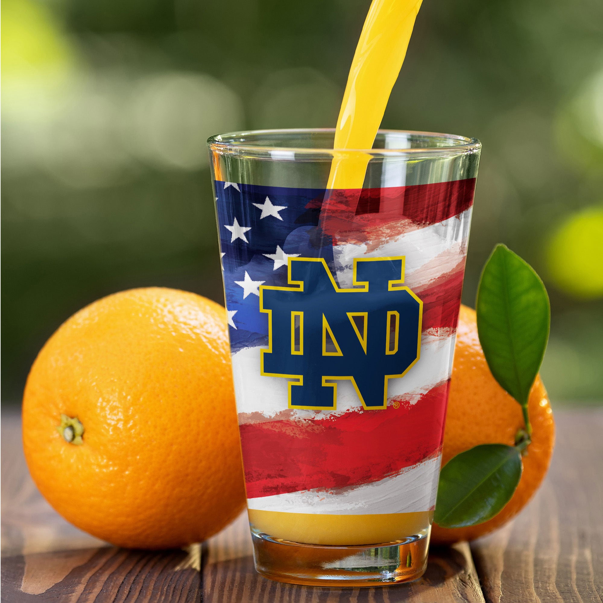 Notre Dame Fighting Irish  Two-Pack 16oz. Americana Pint Glass Set