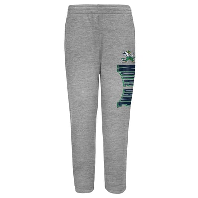 Notre Dame Fighting Irish Outerstuff Preschool Jet Stream Jogger Pants - Gray