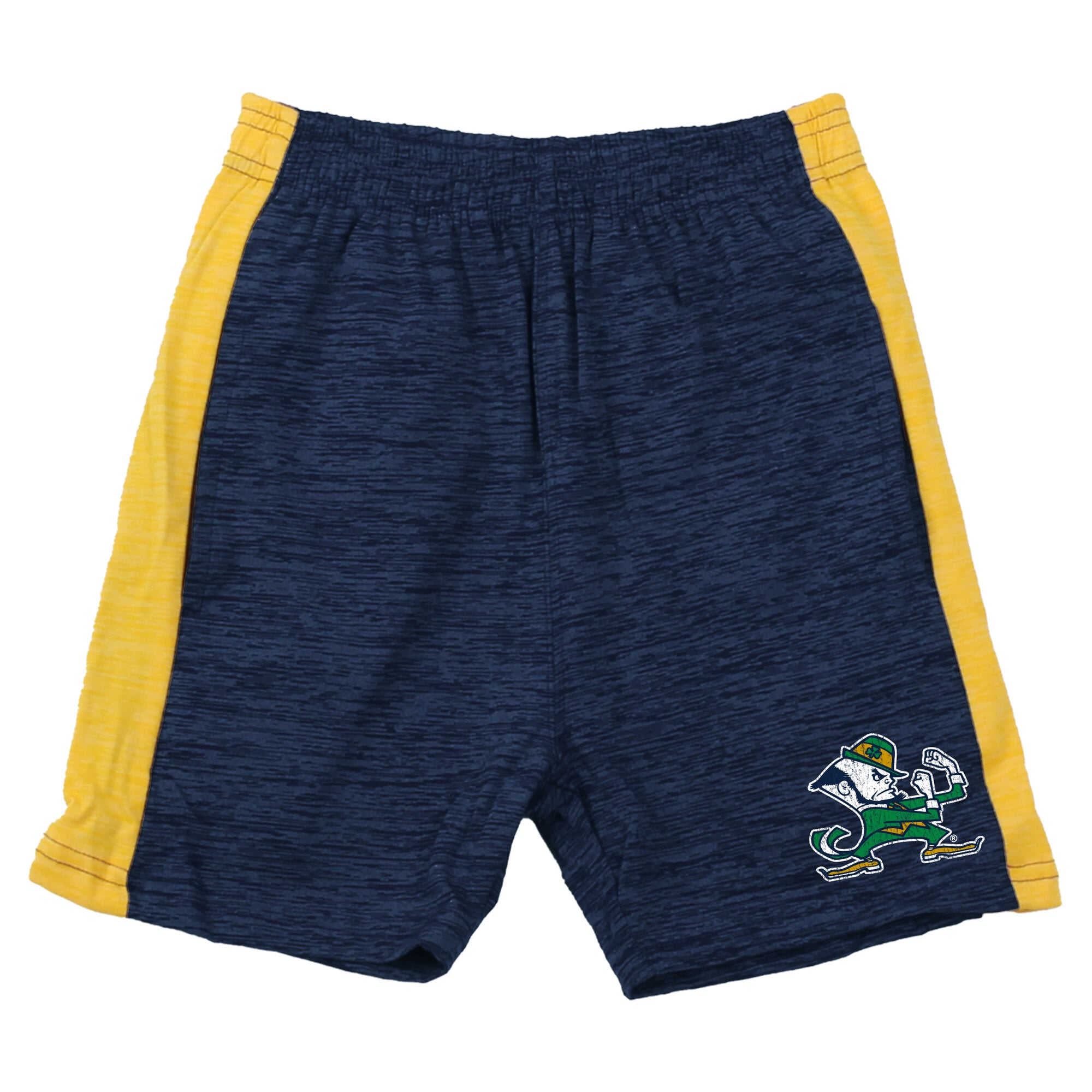 Ensemble t-shirt et short Wes & Willy Gold Notre Dame Fighting Irish en laine nuageuse pour tout-petits