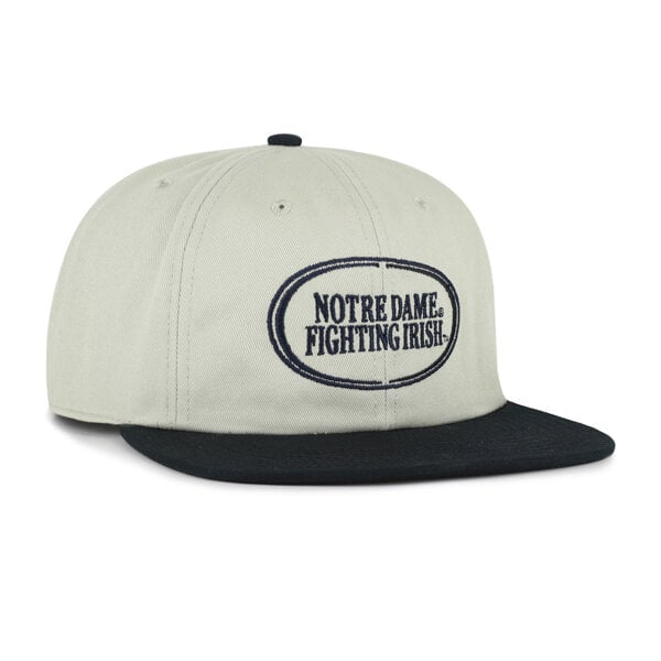 Casquette unisexe '47 grise/noire Notre Dame Fighting Irish à écusson ovale et fermeture snapback