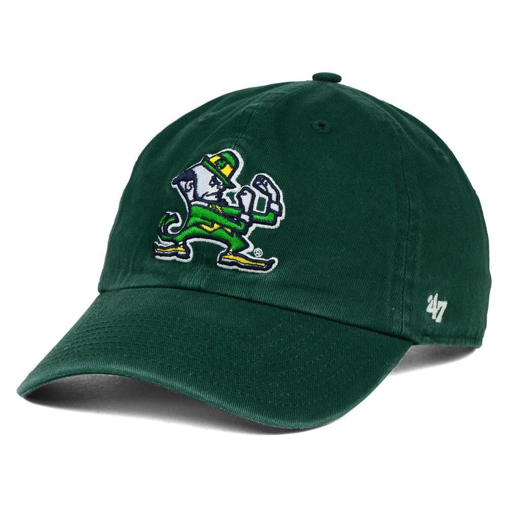 Casquette unisexe ajustable '47 Green Notre Dame Fighting Irish Mascot