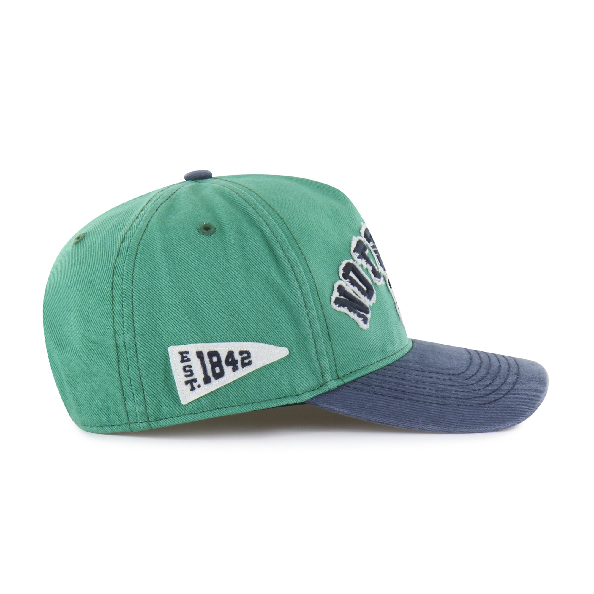 Unisex '47 Green/Navy Notre Dame Fighting Irish Well-Worn Calderwood Hitch Adjustable Hat