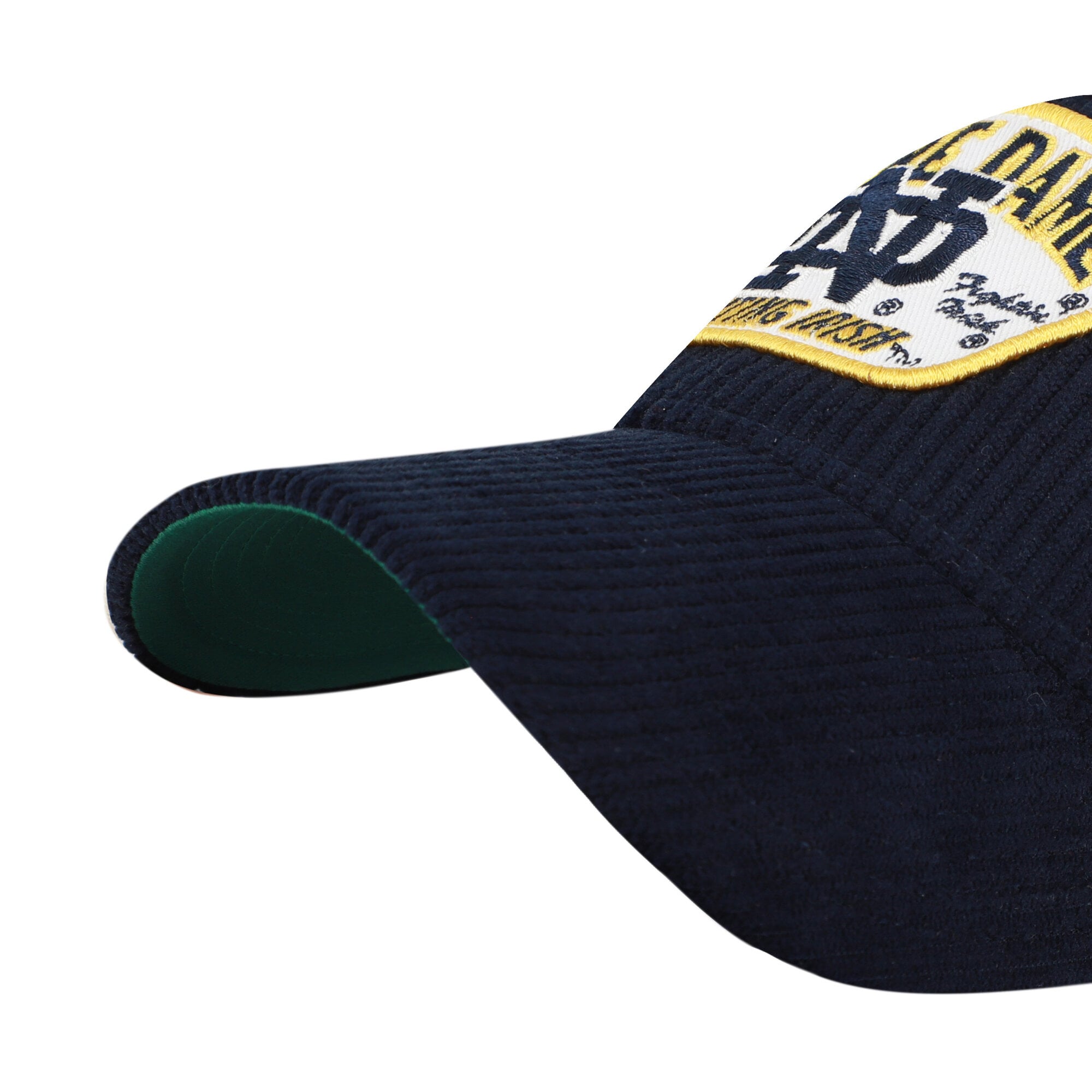 Casquette unisexe ajustable '47 Navy Notre Dame Fighting Irish Accordia en velours côtelé MVP