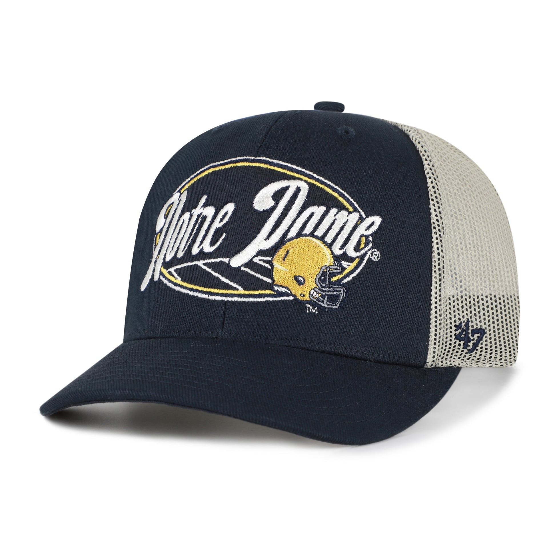 Unisex '47 Navy Notre Dame Fighting Irish Enfield Adjustable Trucker Hat