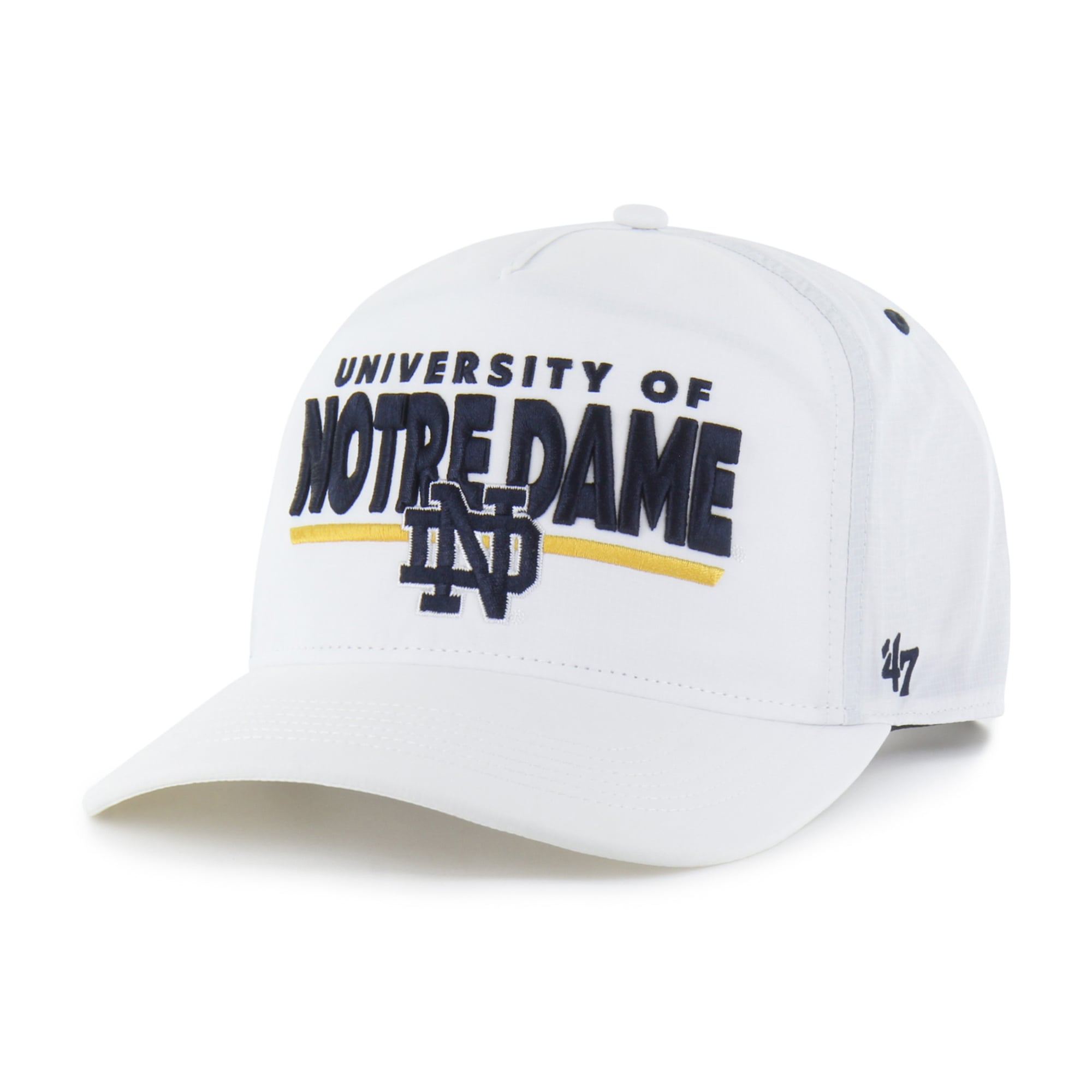 Unisex '47 White Notre Dame Fighting Irish brrr° Expressway Hitch Adjustable Hat